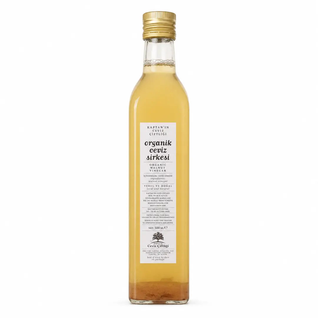 Doğal Fermente Ceviz Sirkesi (500 ML)