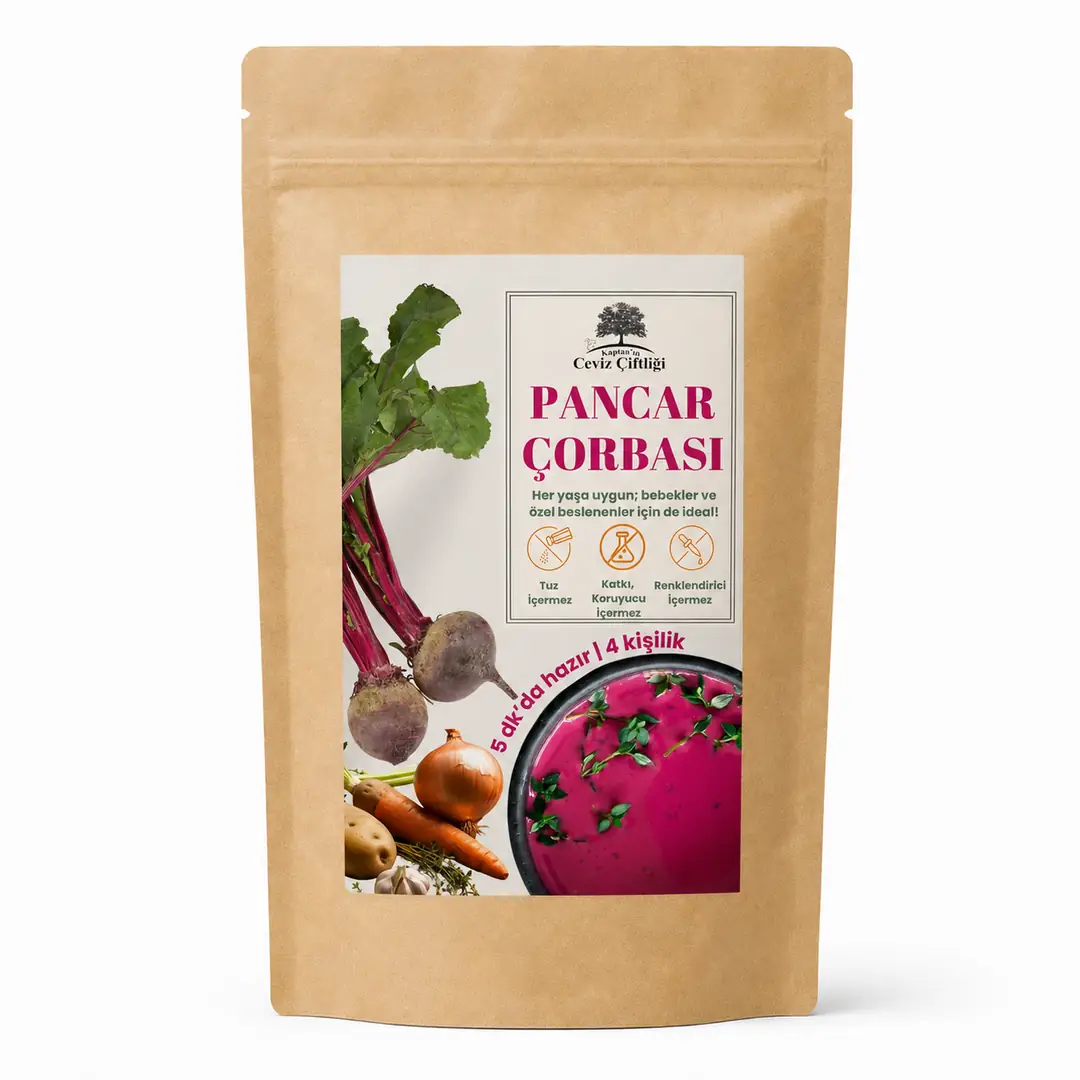 Tuzsuz Pancar Çorbası (Kan Yapıcı ve Detoks Etkili) 4 Porsiyon