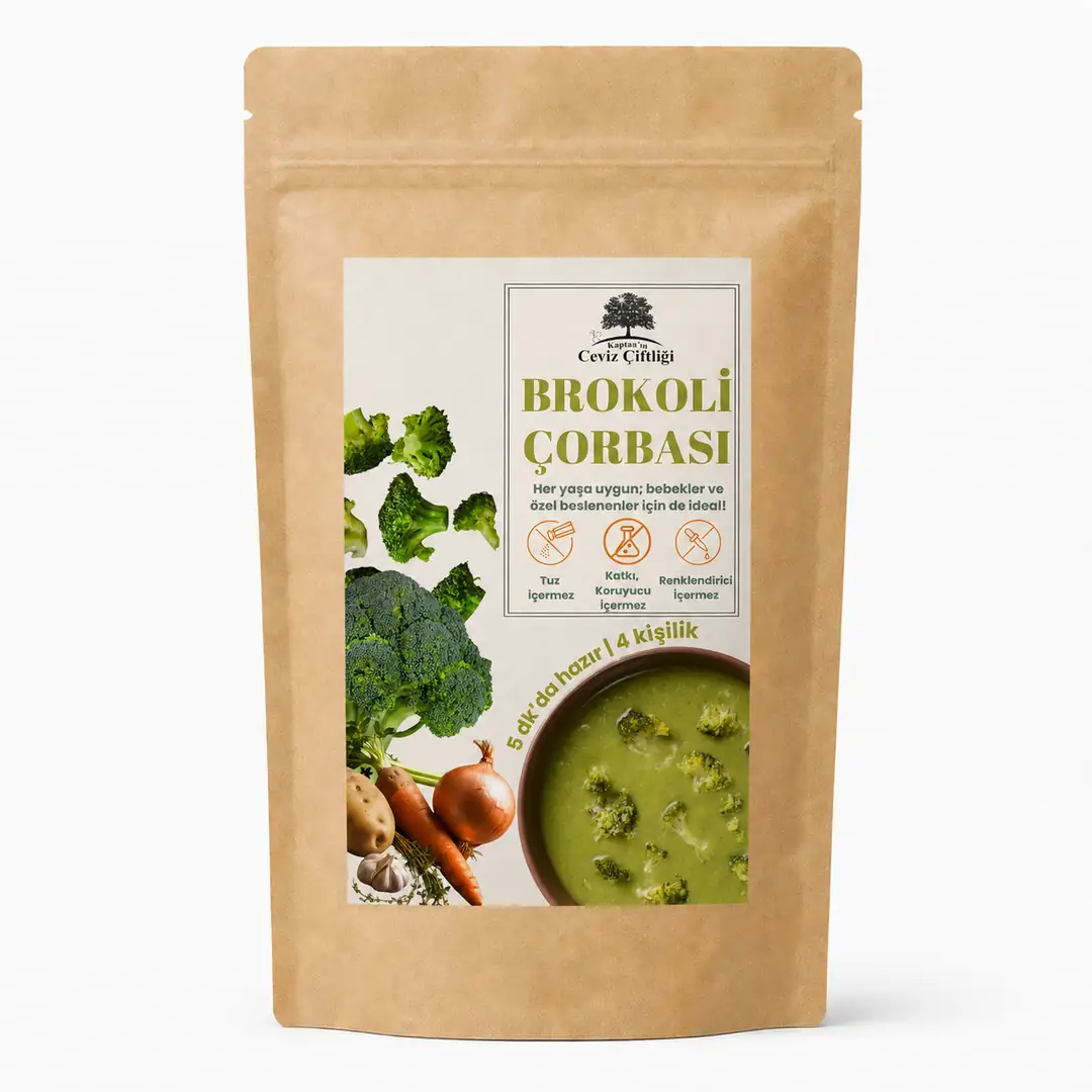 Tuzsuz Brokoli Çorbası (Detoks Kilo Kontrolü) 4 Porsiyon