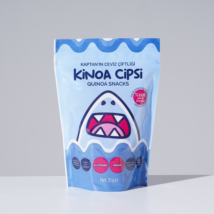Yumuşak Form Glütensiz Vegan Kinoa Cipsi | Sağlıklı Atıştırmalık 35 g - 1 Adet