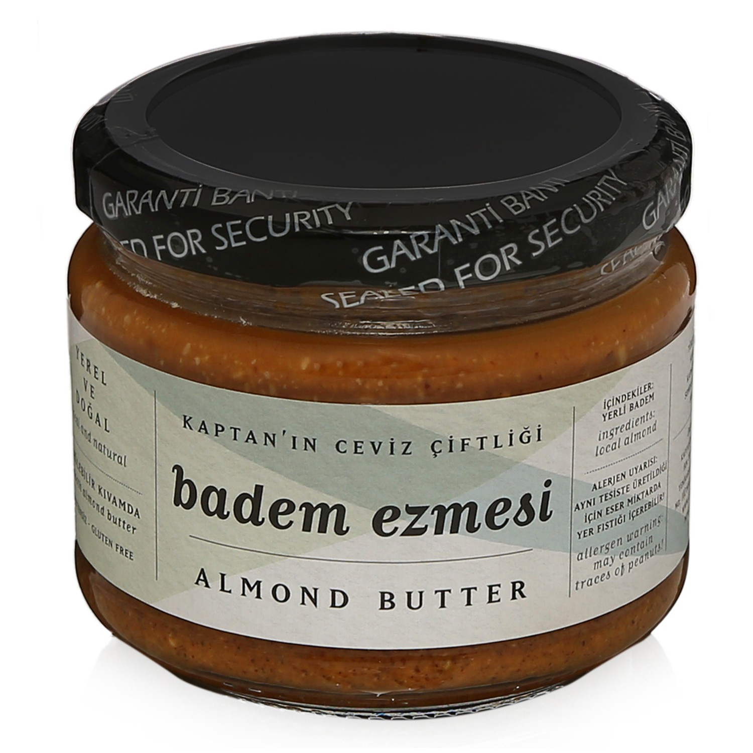 %100 Yerli Badem Ezmesi Glütensiz ve Vegan- Almond Butter 250 g
