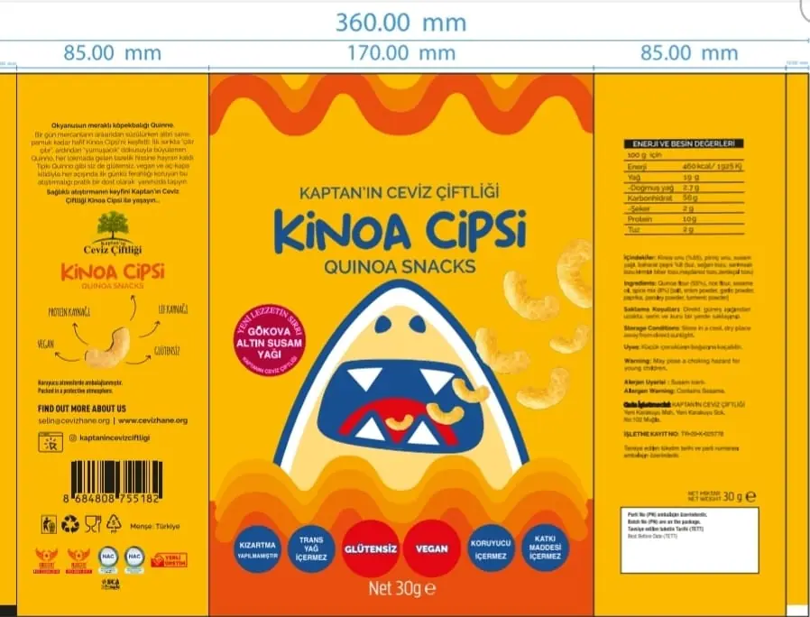 Yerli Kinoa | Katkısız & Glutensiz | Kaptan'ın Ceviz Çiftliği