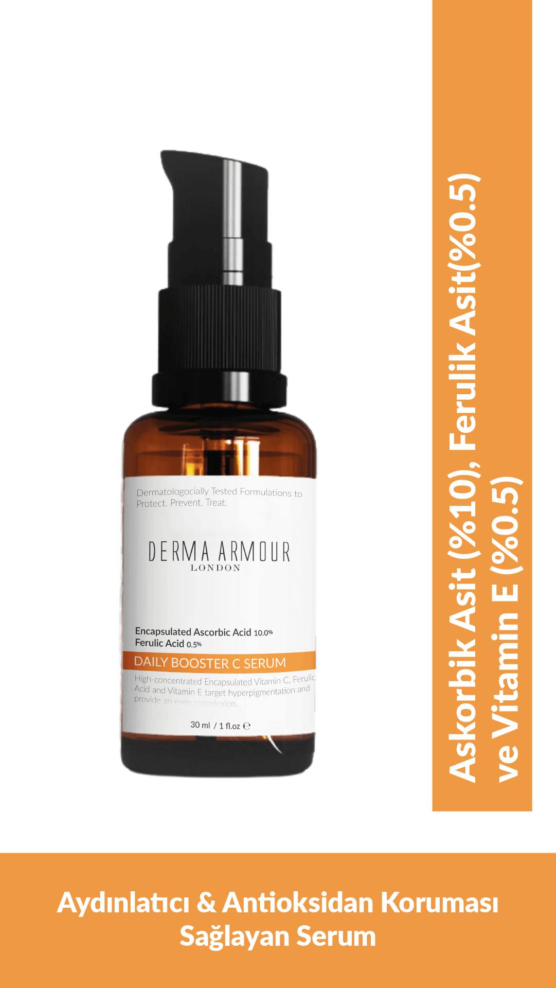 Daily Booster C Serum (Ascorbic Acid (10%) and Ferulic Acid (0.5%)),30 ml