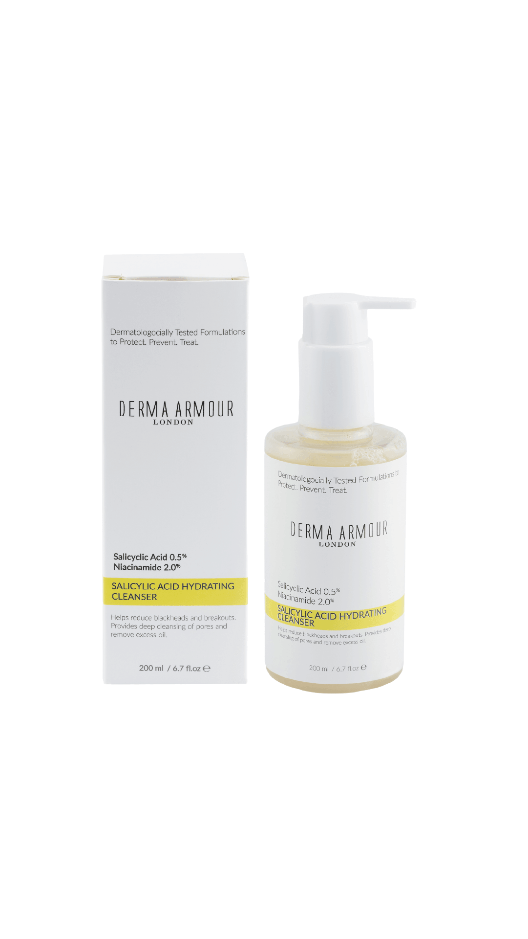 Salicylic Acid Hydrating Cleanser (Salicylic Acid (0.5%) and Niacinamide (2.0%)), 200 ml