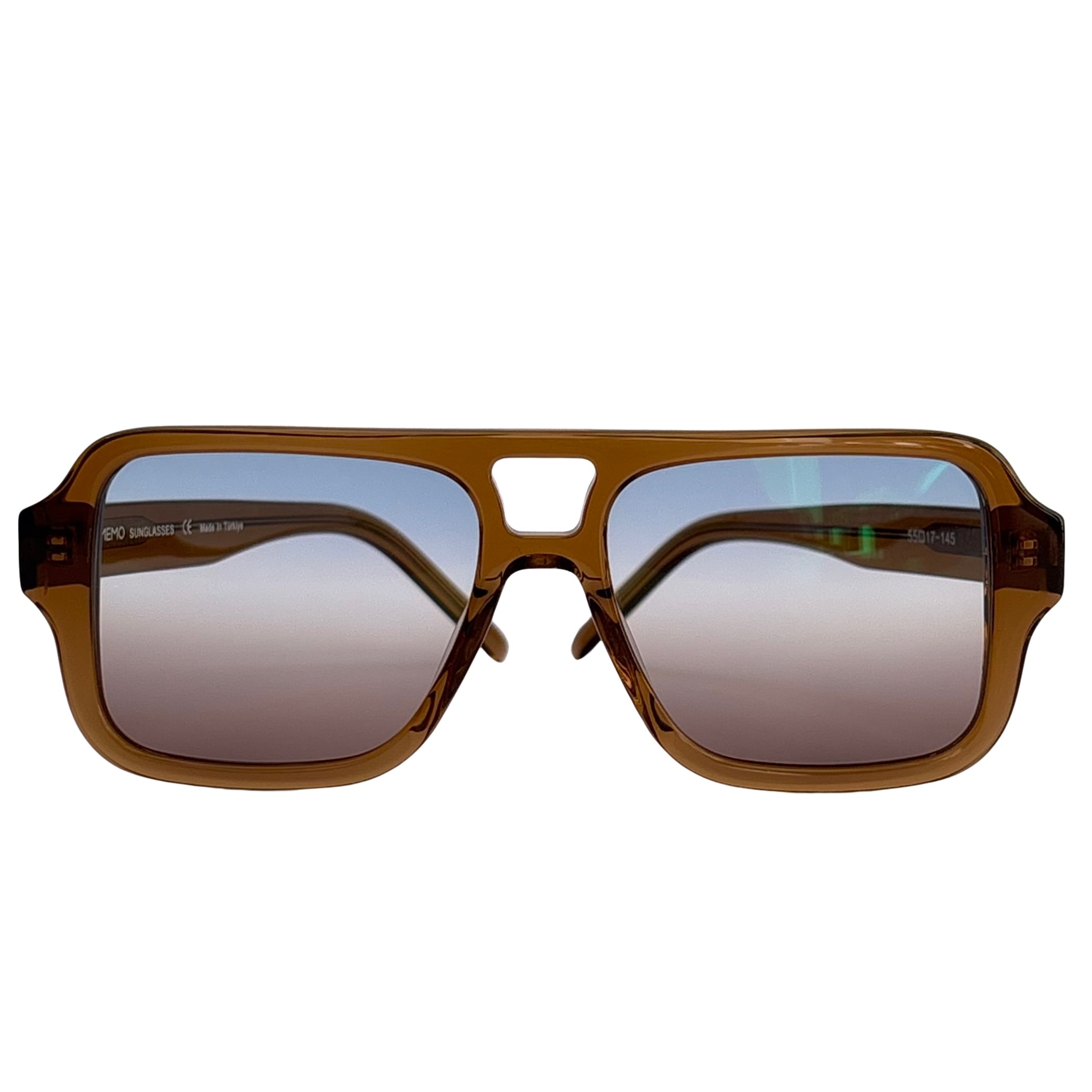 MEMO Honey Color Acetate Frame - Blue-Brown 3 Color