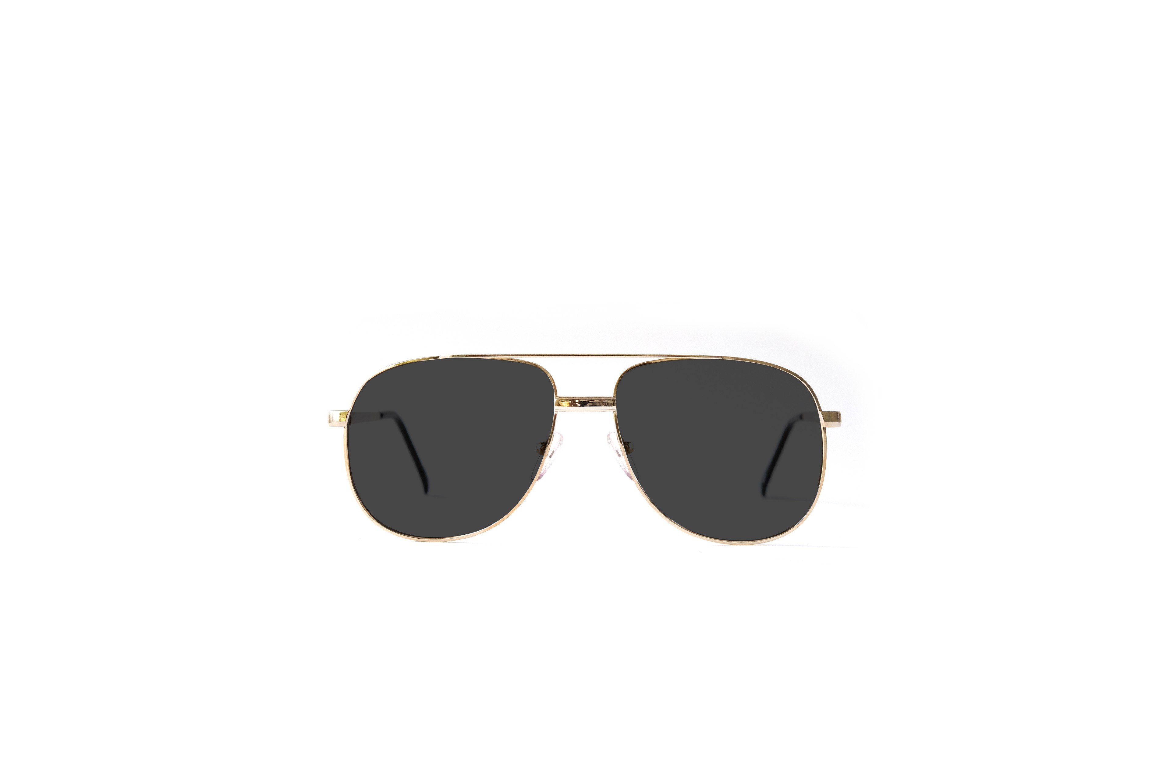 Charlie Burak Gold Frame Mono Color Lens - Black