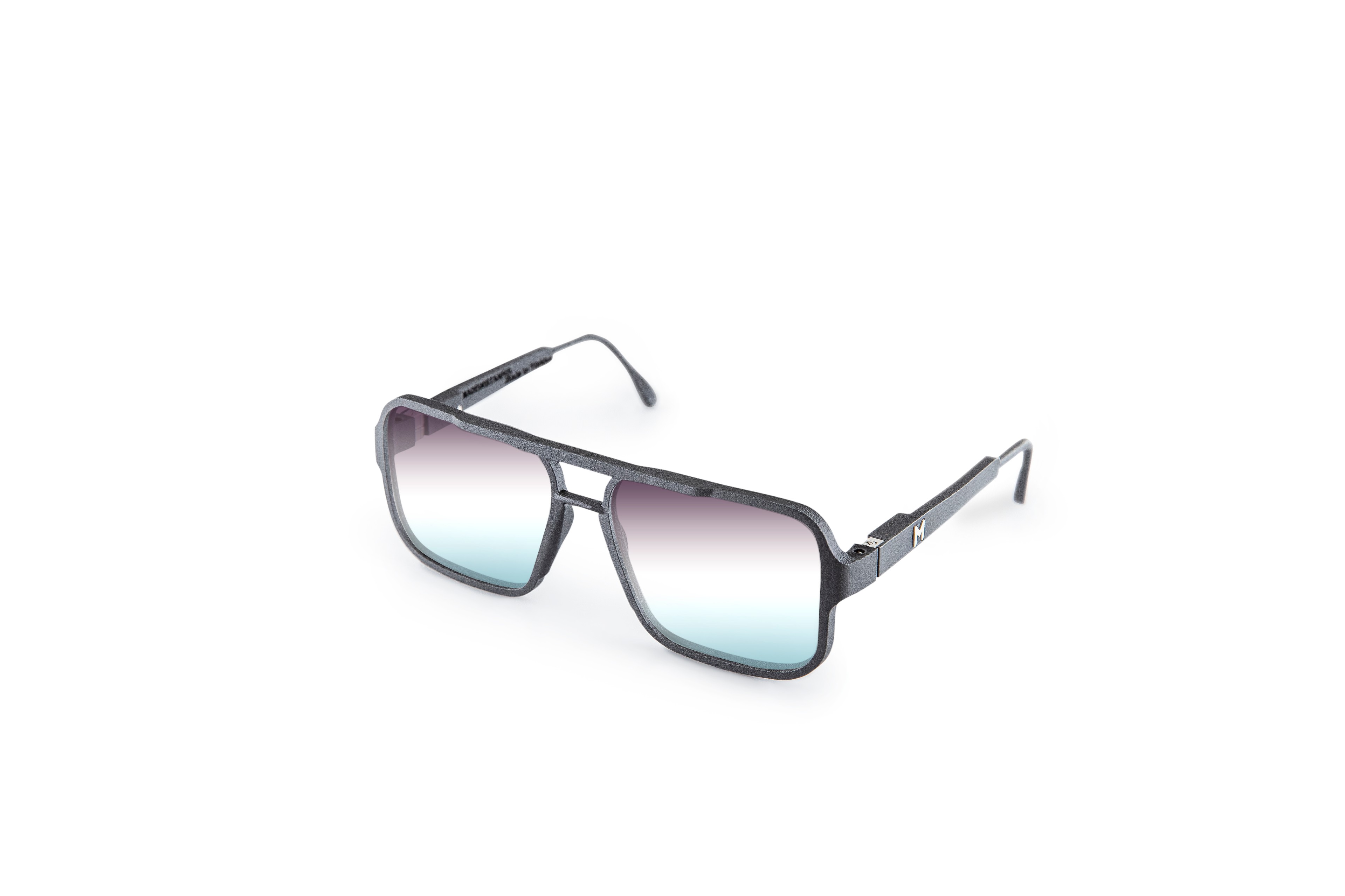 Memo 3D Printed Frame Black-Blue 3 Colors Lens