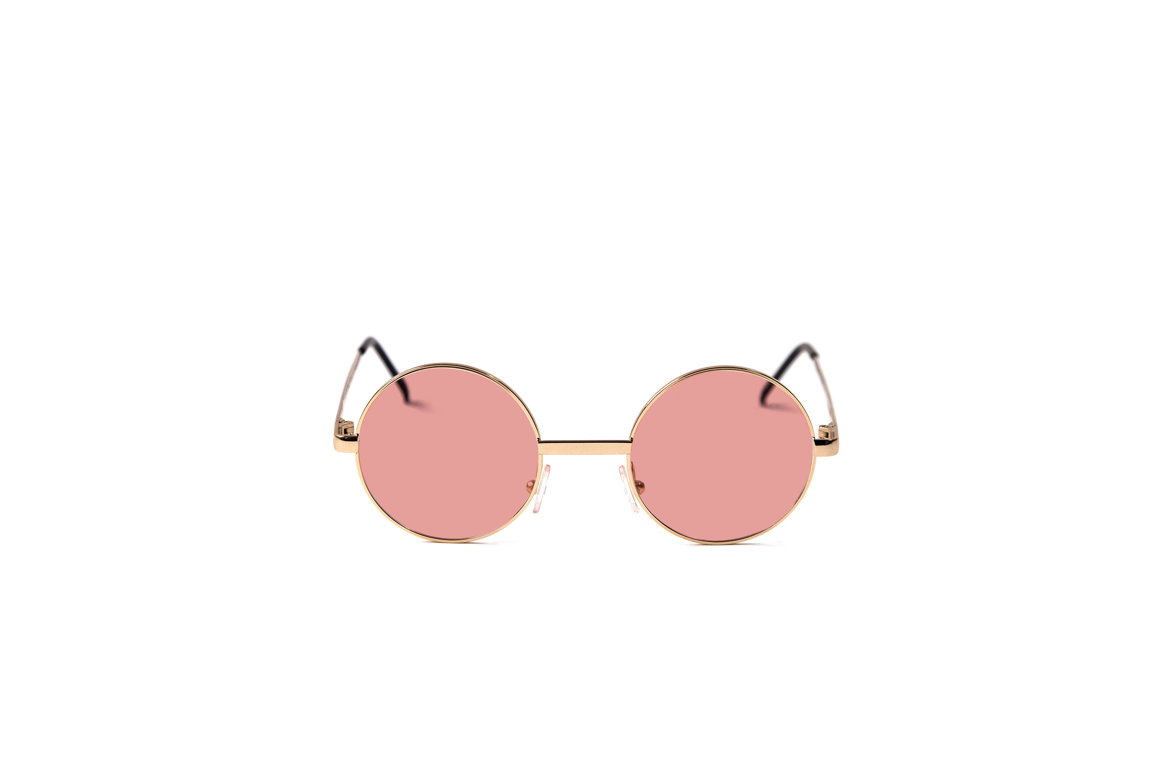 Pırıl Gold Frame Mono Color Lens - Light Rose Pink