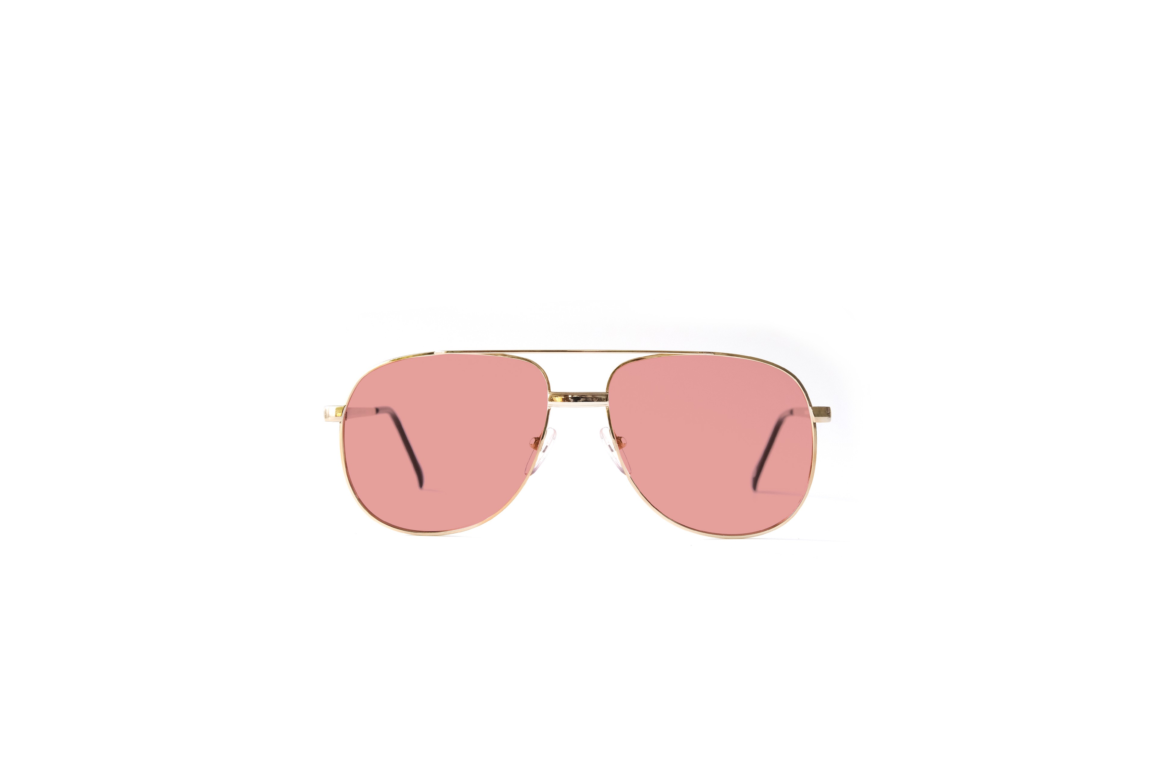 Charlie Burak Gold Frame Mono Color Lens - Light Rose Pink