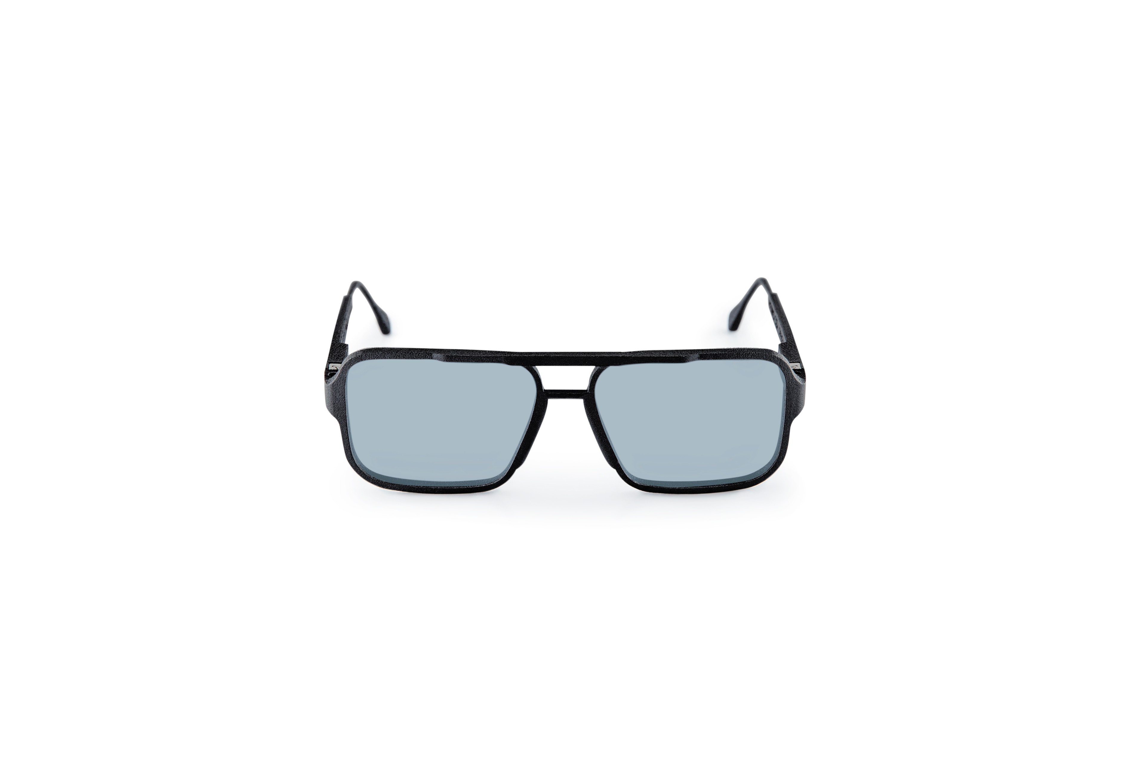 Memo 3D Printed Black Frame Turquoise Lens