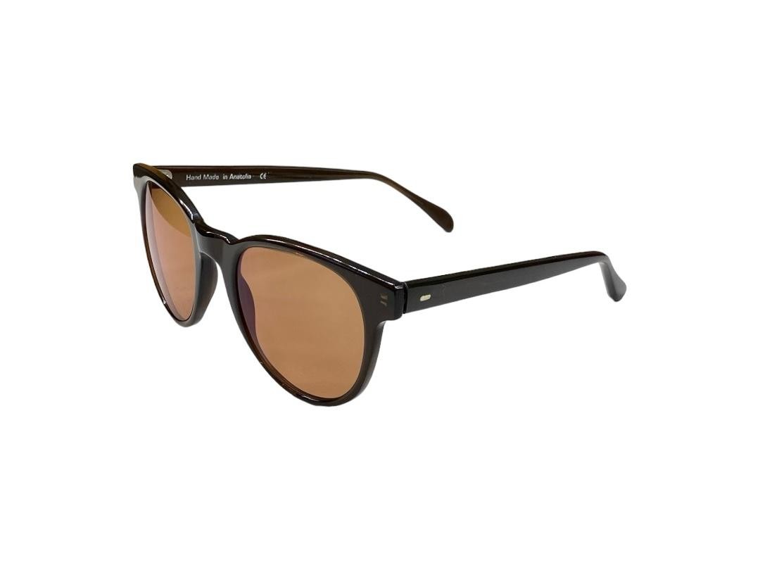 Nejad BBrown Acetate Frame Light Brown Lens