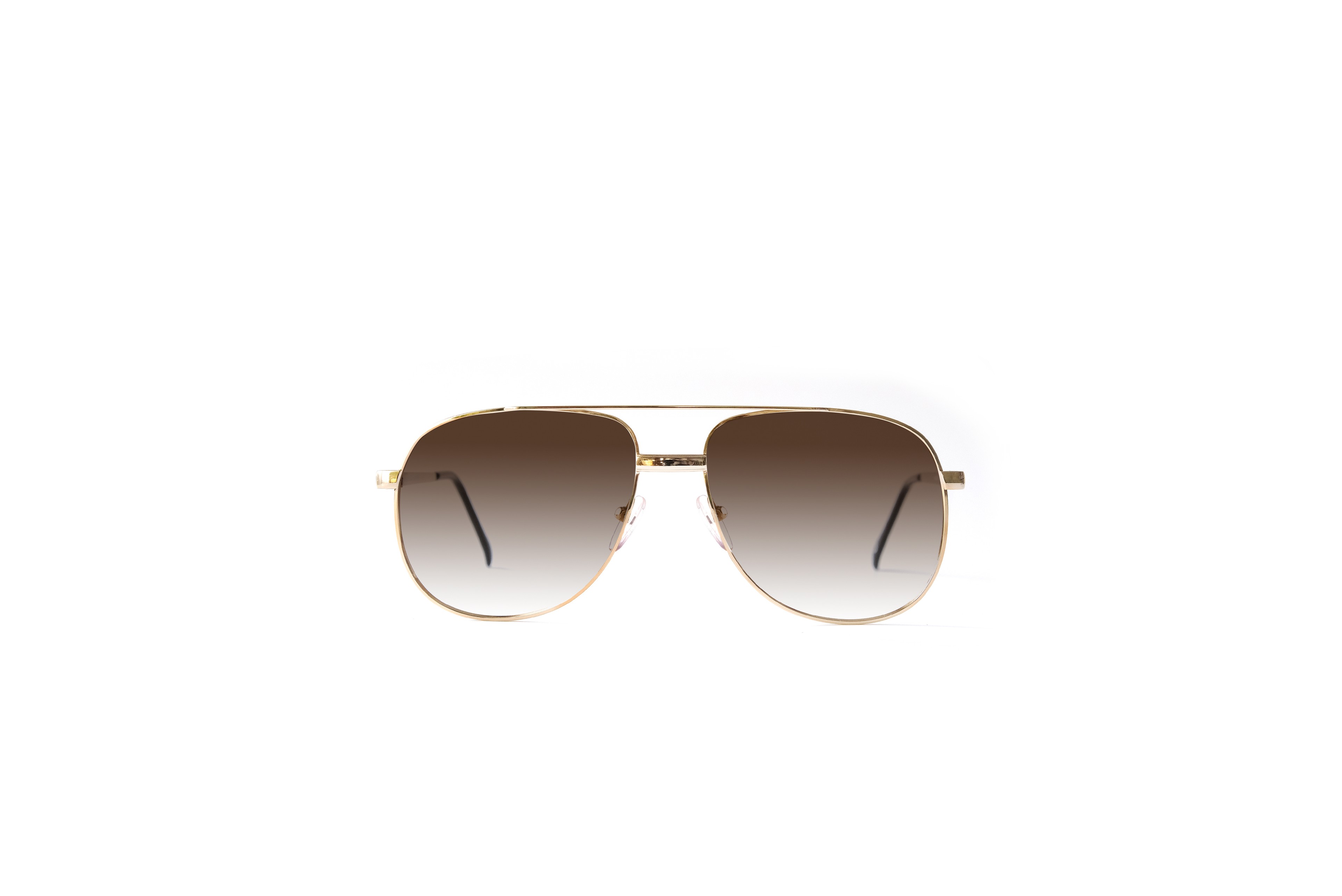 Charlie Burak Gold Frame Gradient Lens