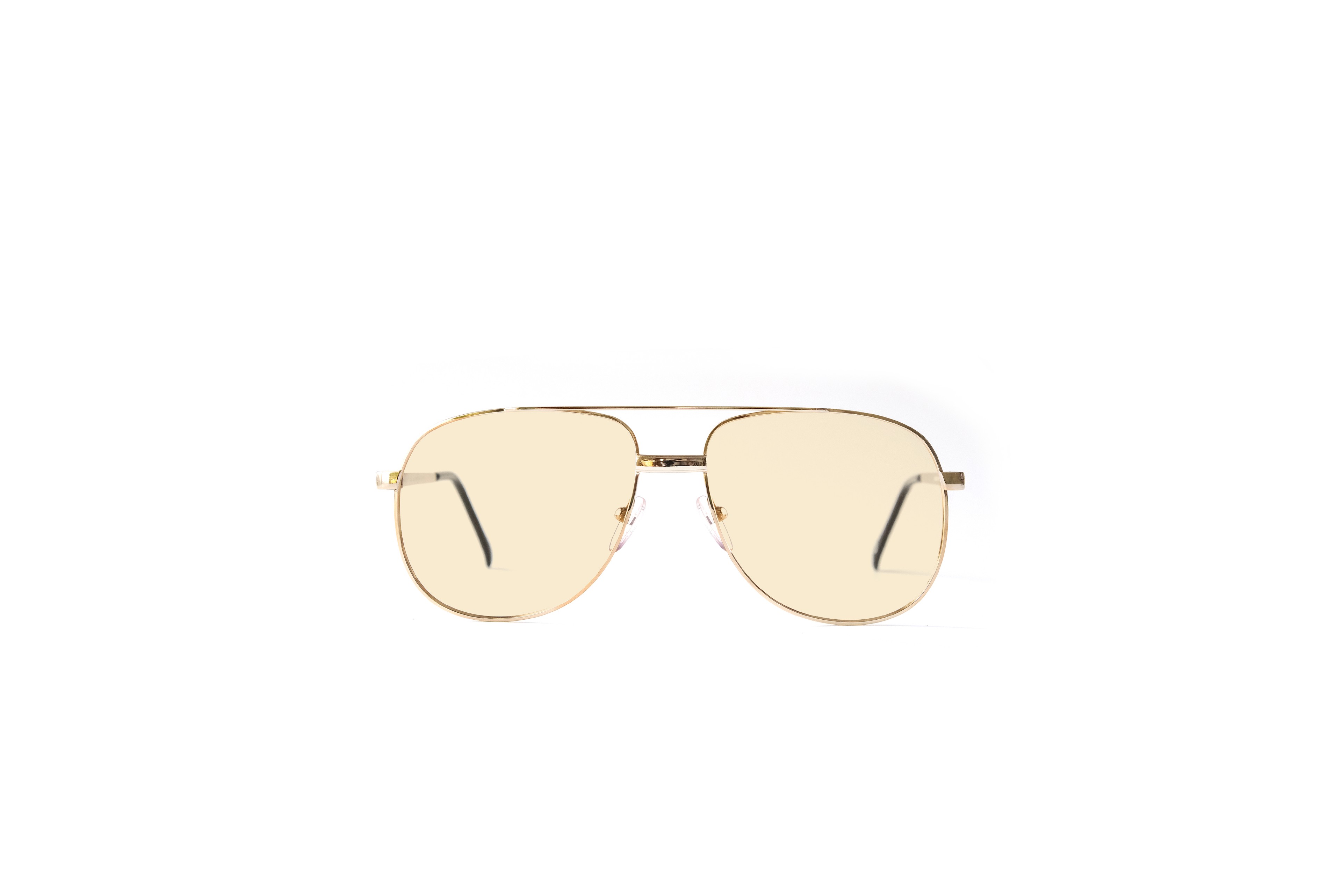 Charlie Burak Gold Frame Mono Color Lens - Cream