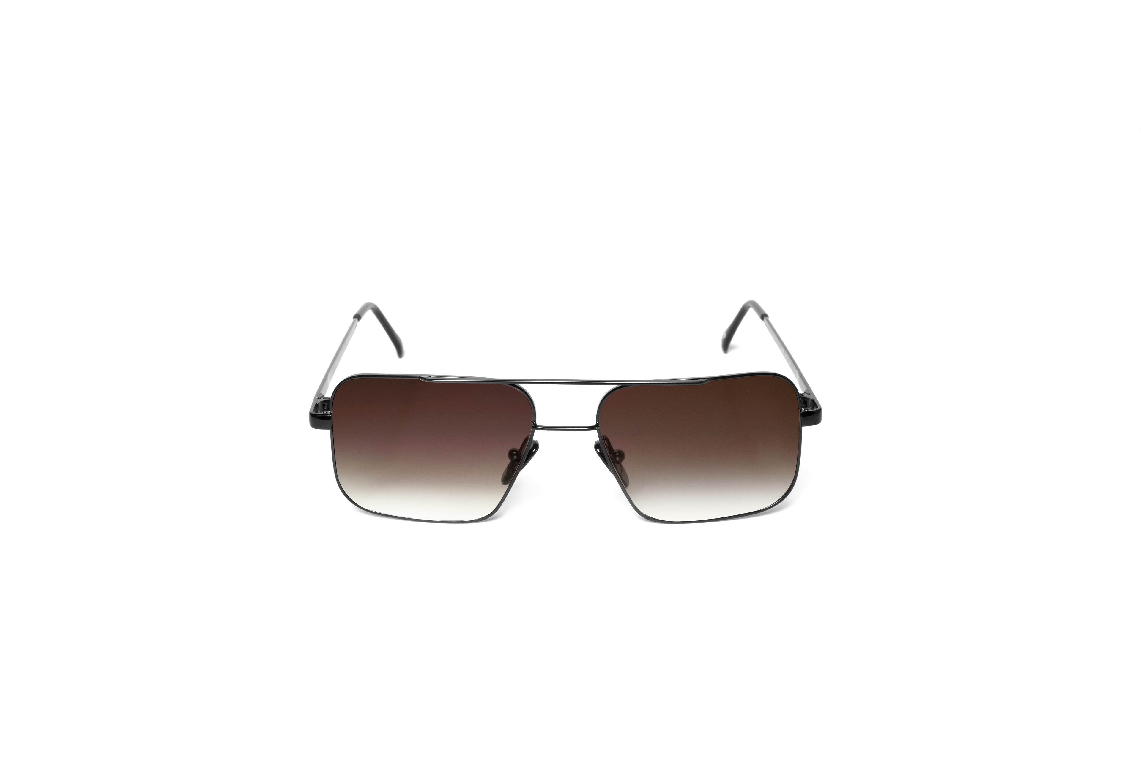 Memo Black Frame Gradient Lens - Gradient Brown