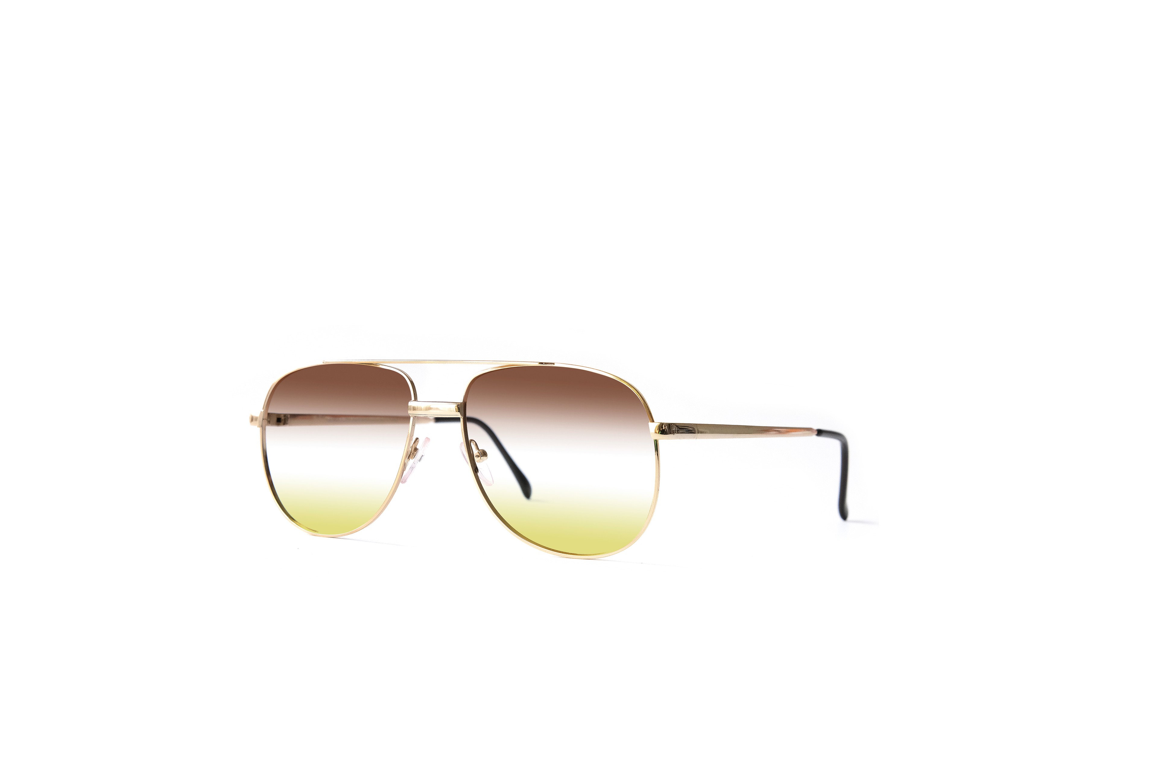 Charlie Burak Gold Frame Three Color Lens