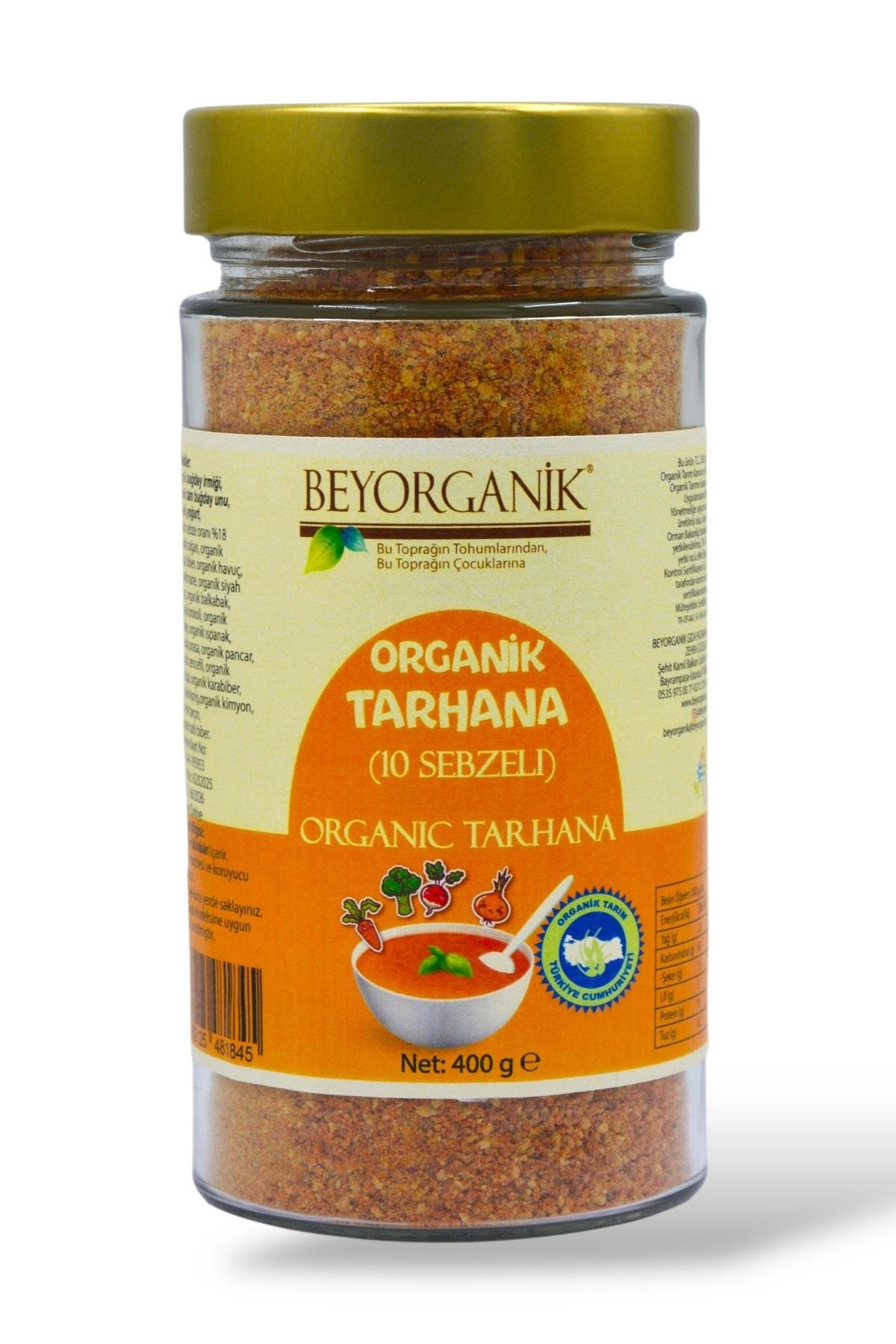 BEYORGANİK ORGANİK TARHANA (10 SEBZELİ)