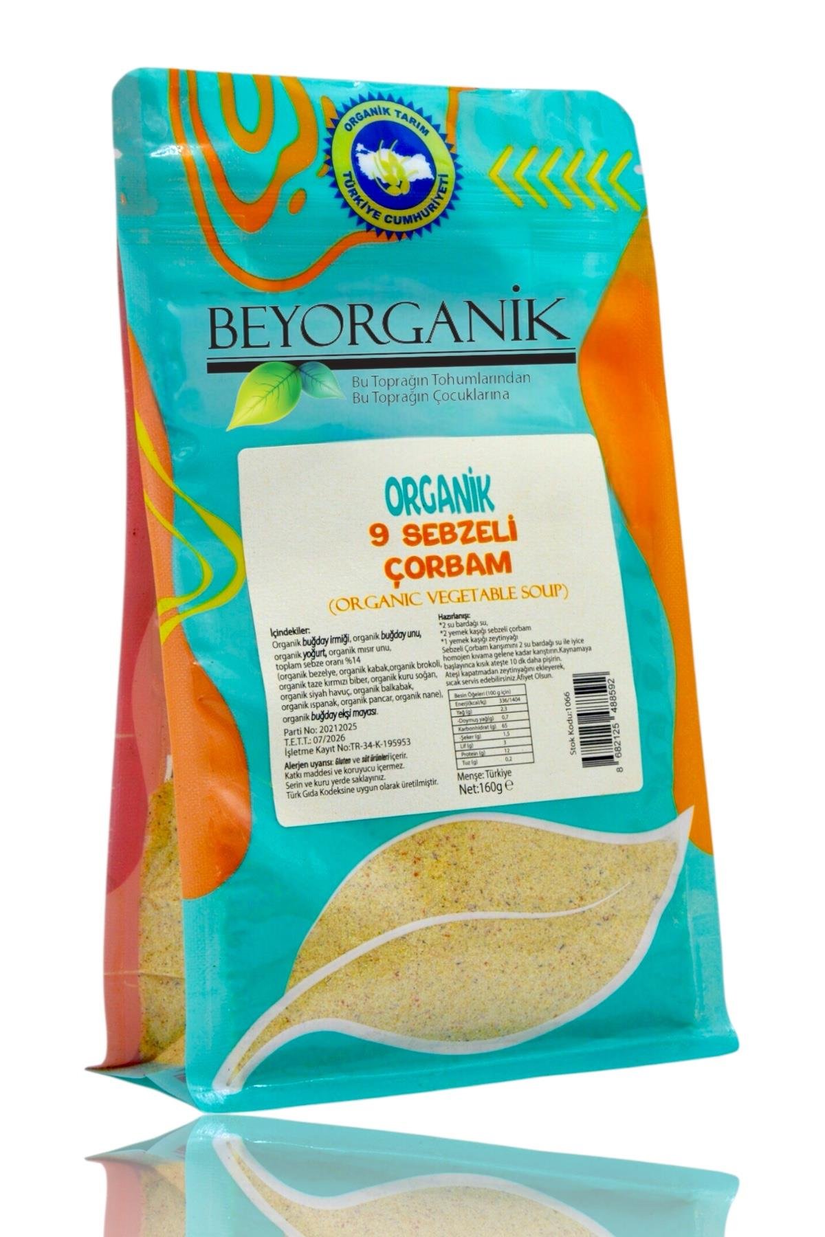 BEYORGANİK 9 SEBZELİ ÇORBAM 160GR