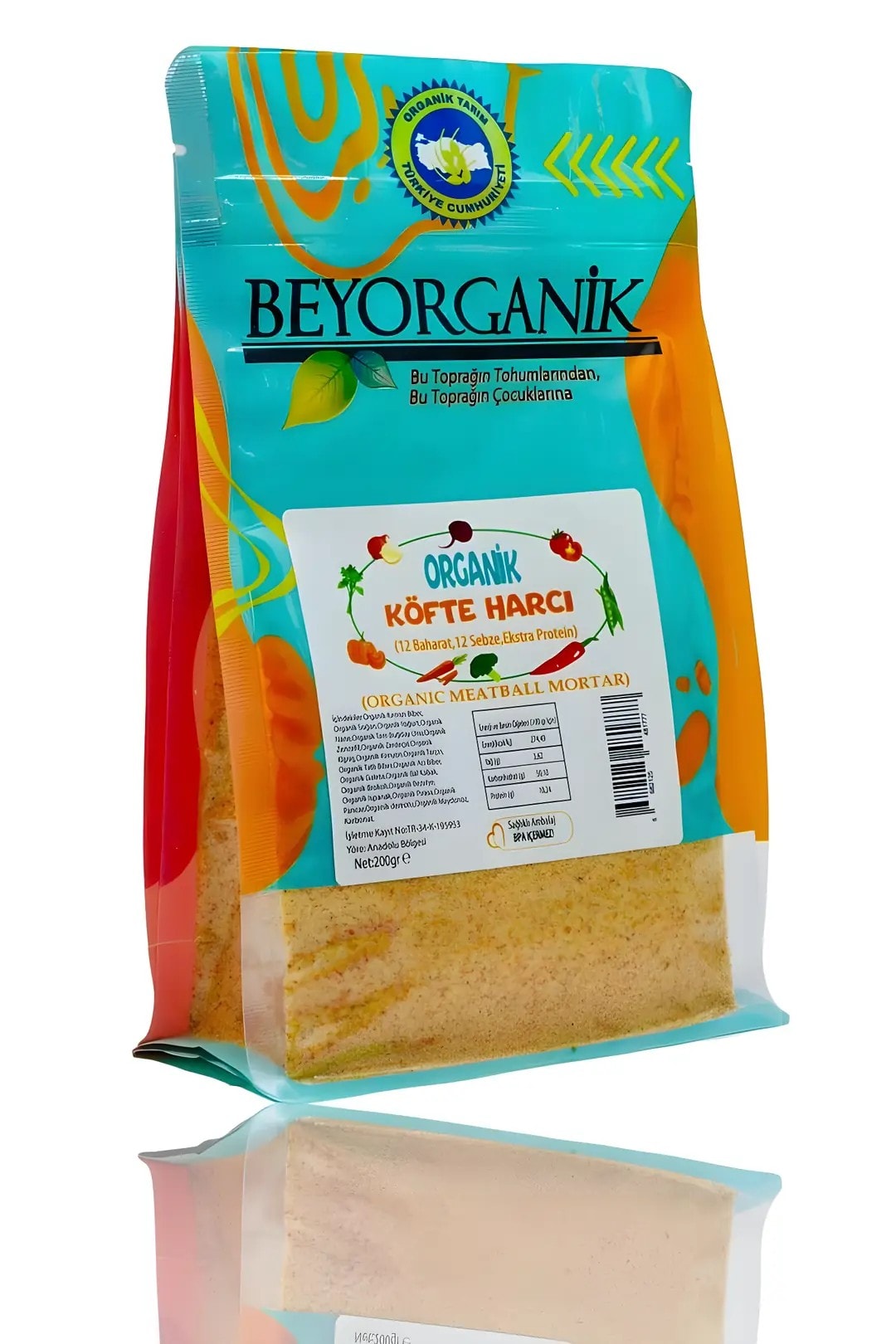 Beyorganik Organik Köfte Harcı 12 Baharat 12 Sebze 200 gr
