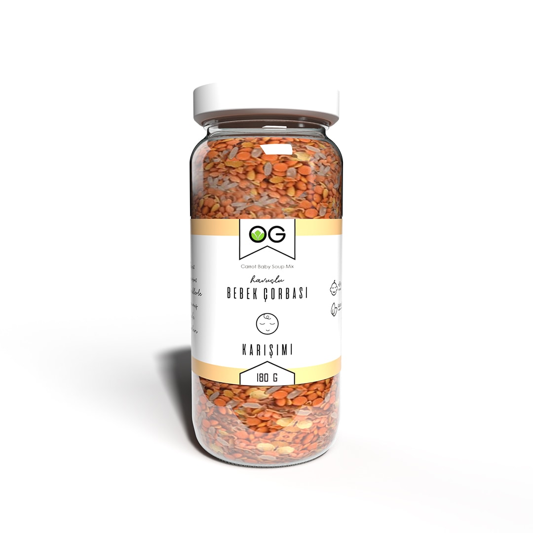 OG NATURAL HAVUÇLU BEBEK ÇORBASI KARIŞIMI 180GR