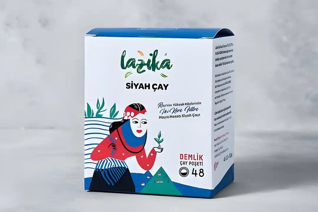 LAZİKA Siyah Demlik Poşet Çay 48 li İlk Hasat