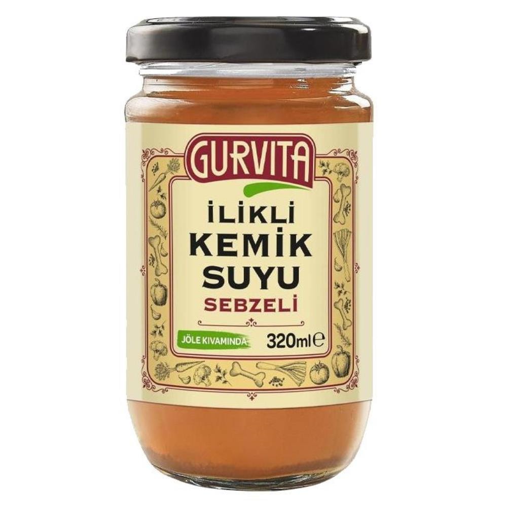 GURVİTA İLİKLİ KEMİK SUYU SEBZELİ 320ML