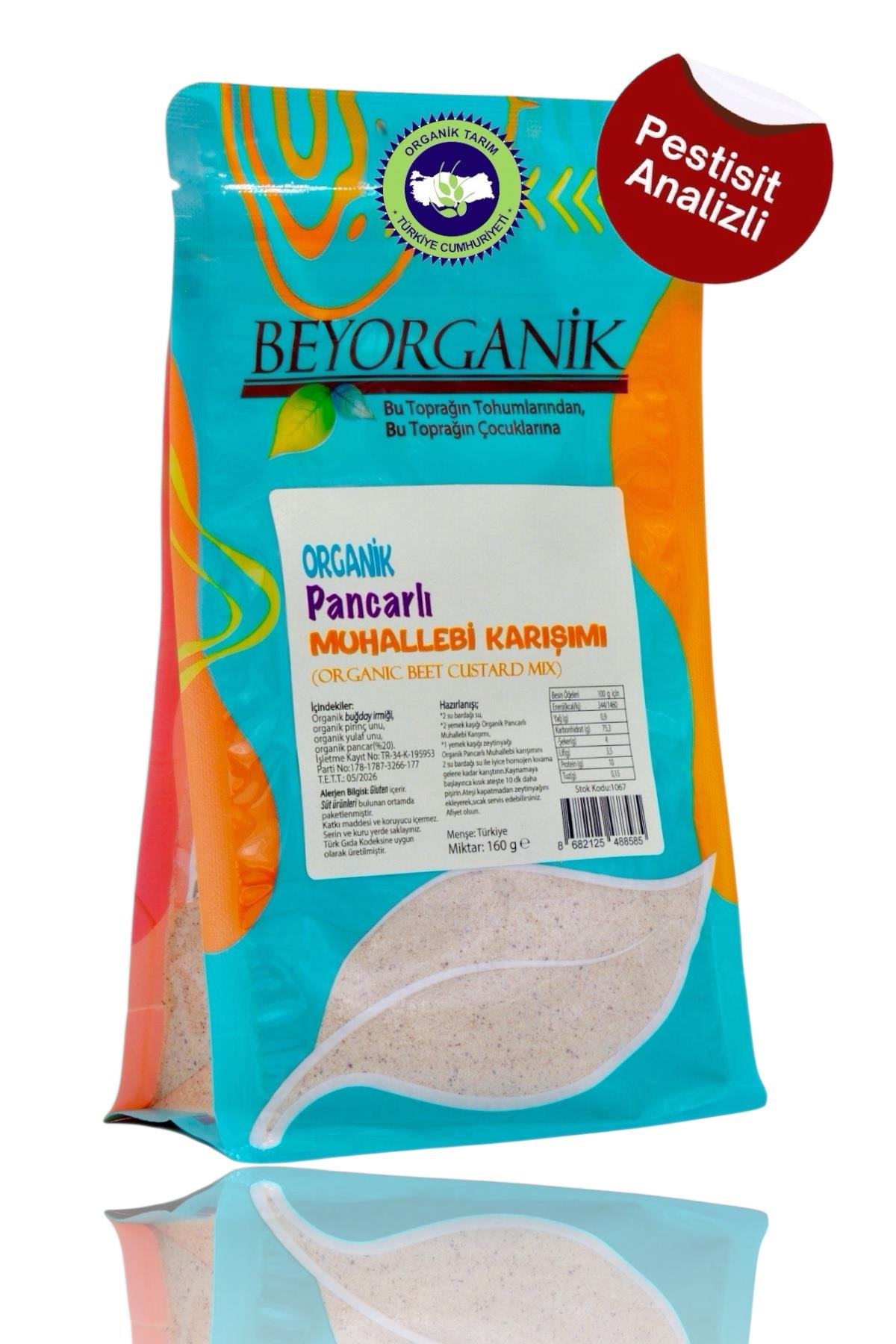BEYORGANİK PANCARLI MUHALLEBİ 160GR