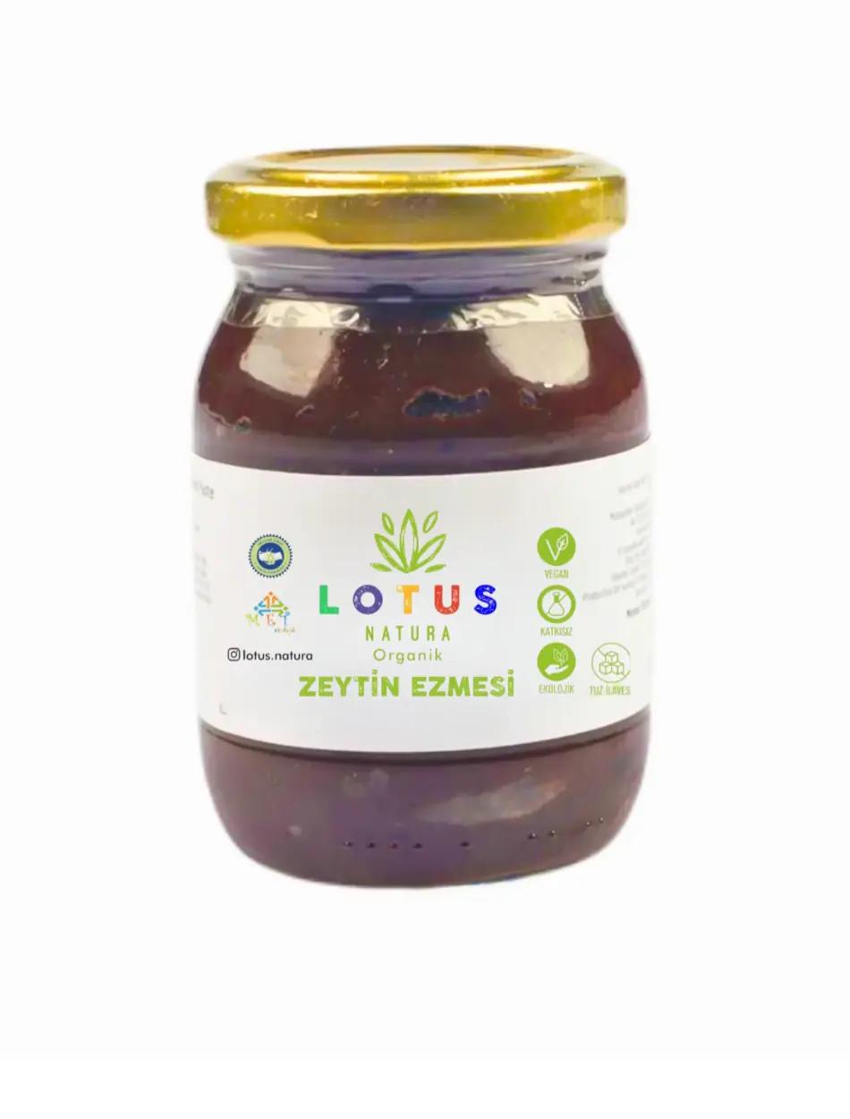 Lotus Natura Baby - Organik Bebek Siyah Zeytin Ezmesi 180 gr +12