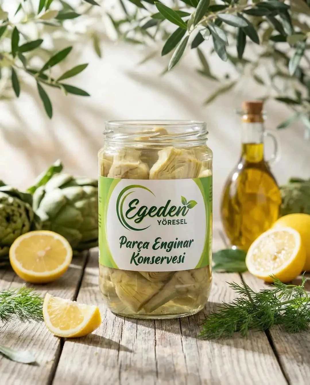 Parça Enginar Konservesi - 1 Konserve