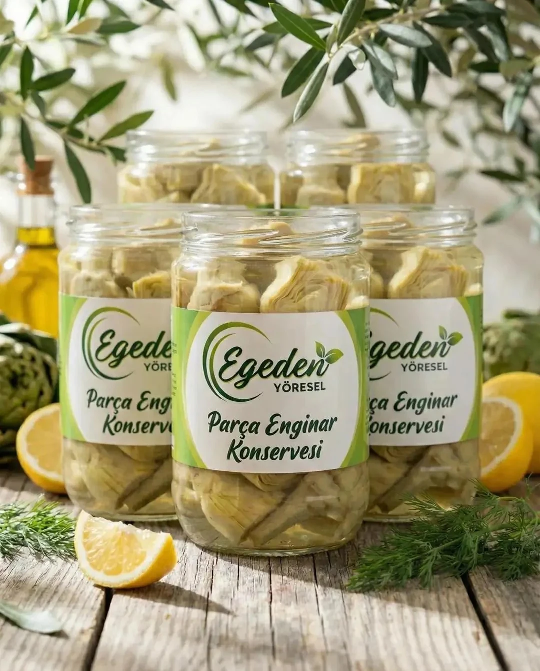 Parça Enginar Konservesi - 5 Konserve