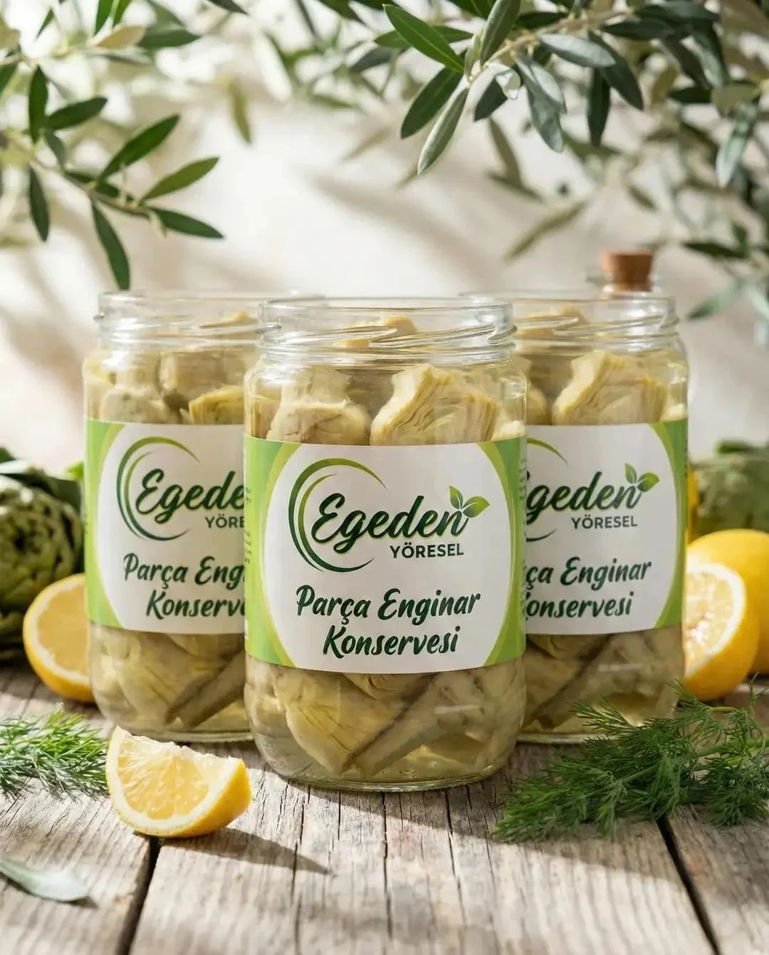 Parça Enginar Konservesi - 3 Konserve