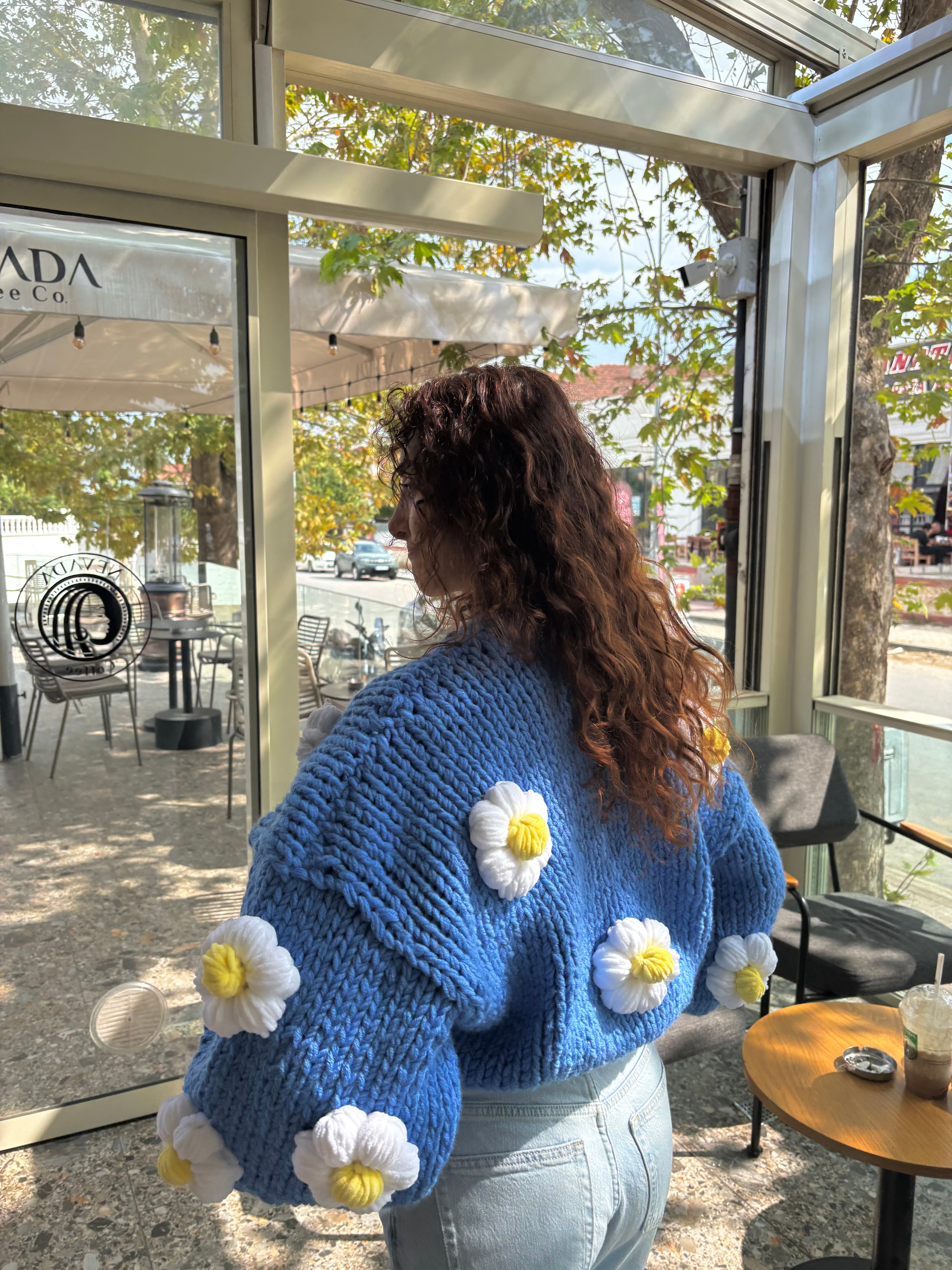 Daisy El Örgüsü Hırka