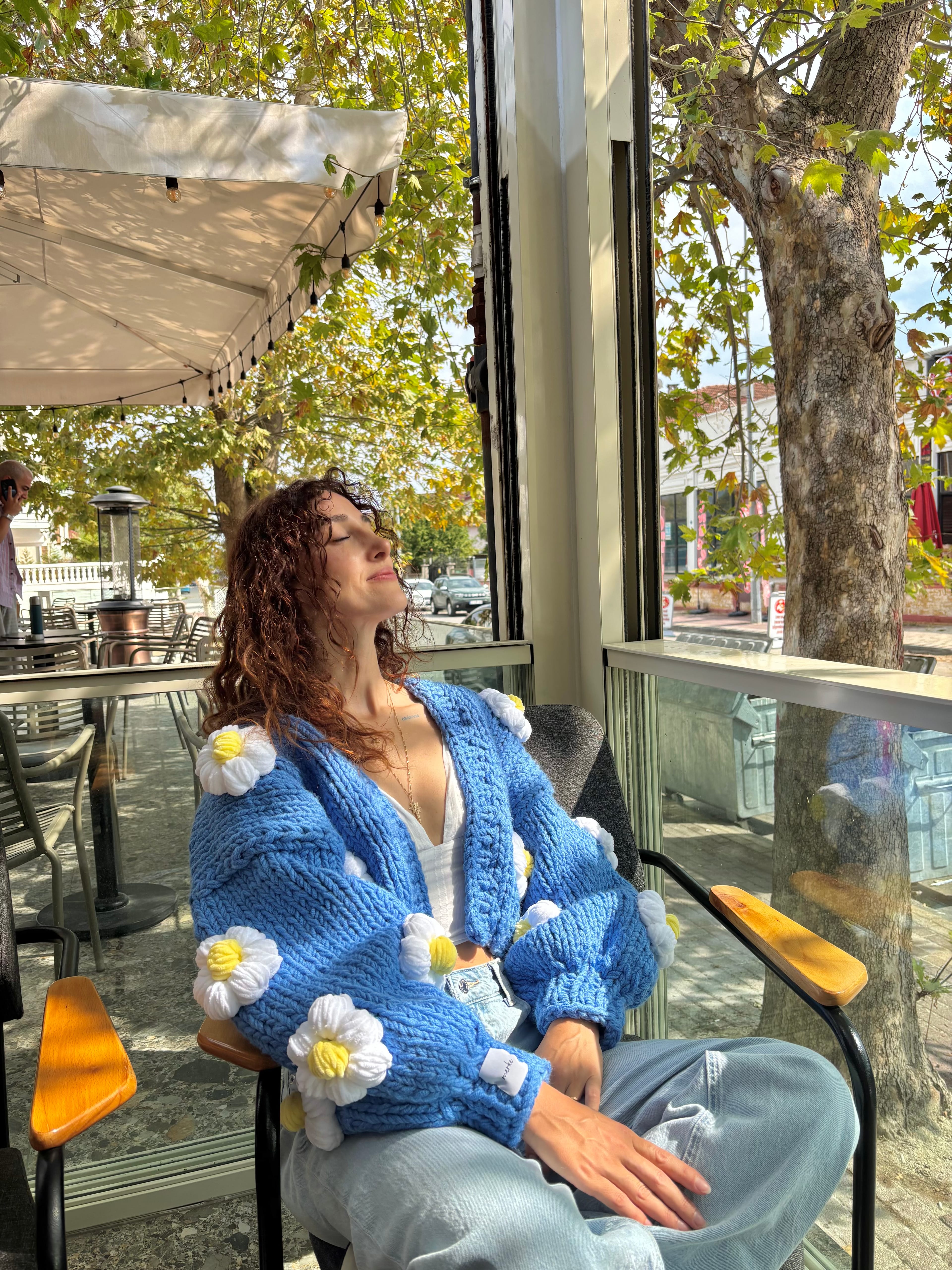 Daisy El Örgüsü Hırka