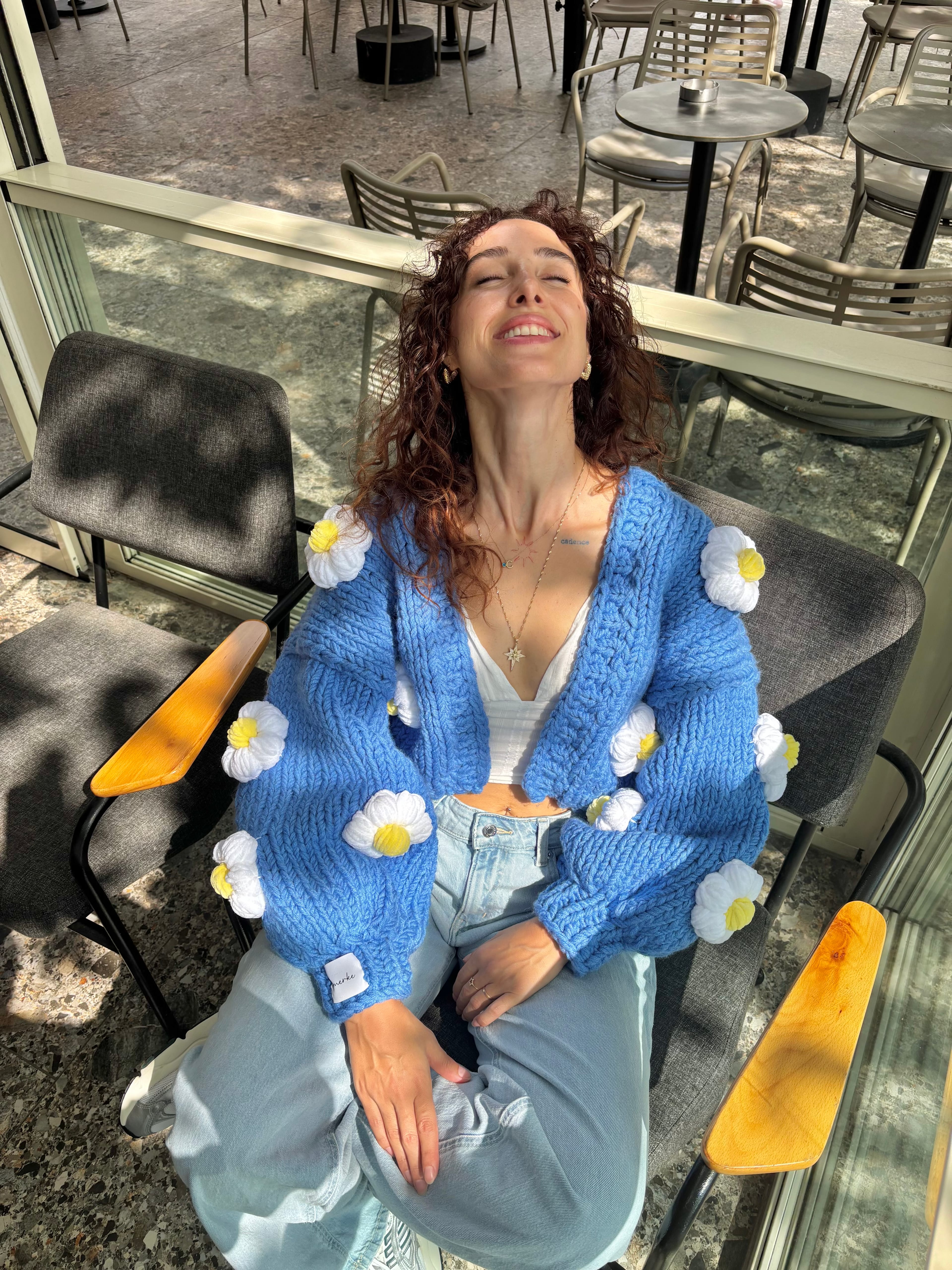 Daisy El Örgüsü Hırka