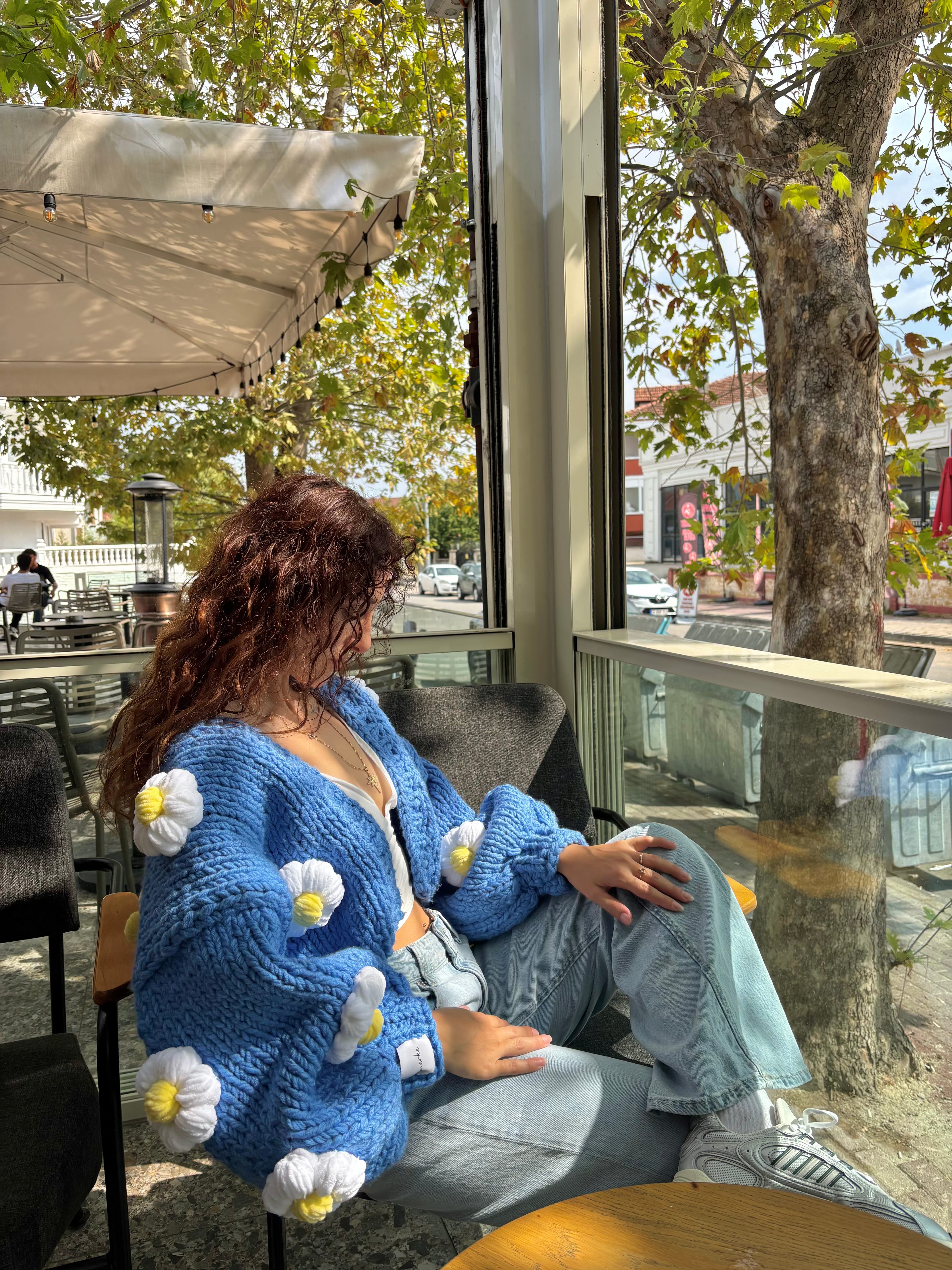 Daisy El Örgüsü Hırka