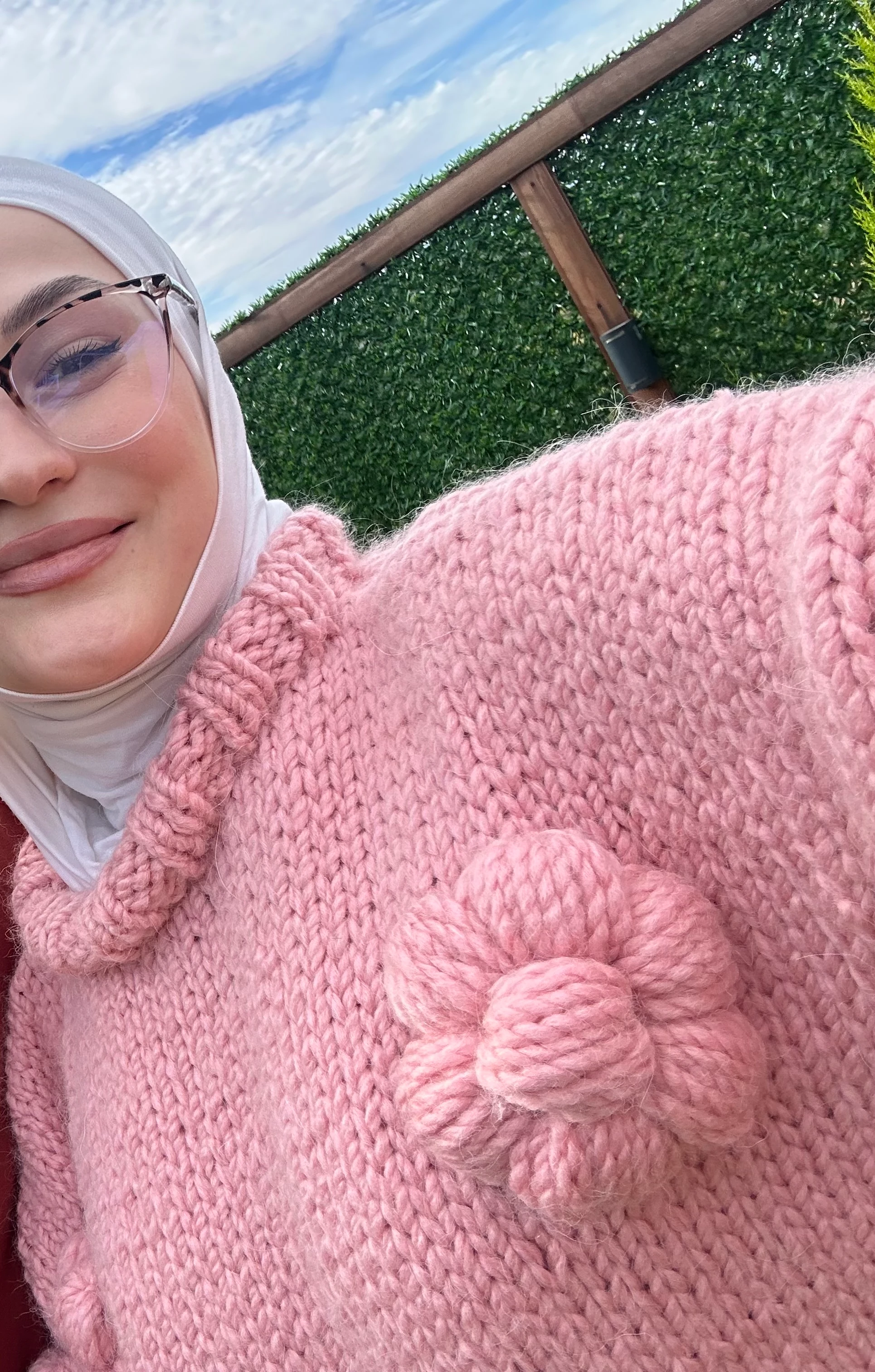 Bubble Bloom El Örgüsü Kazak 