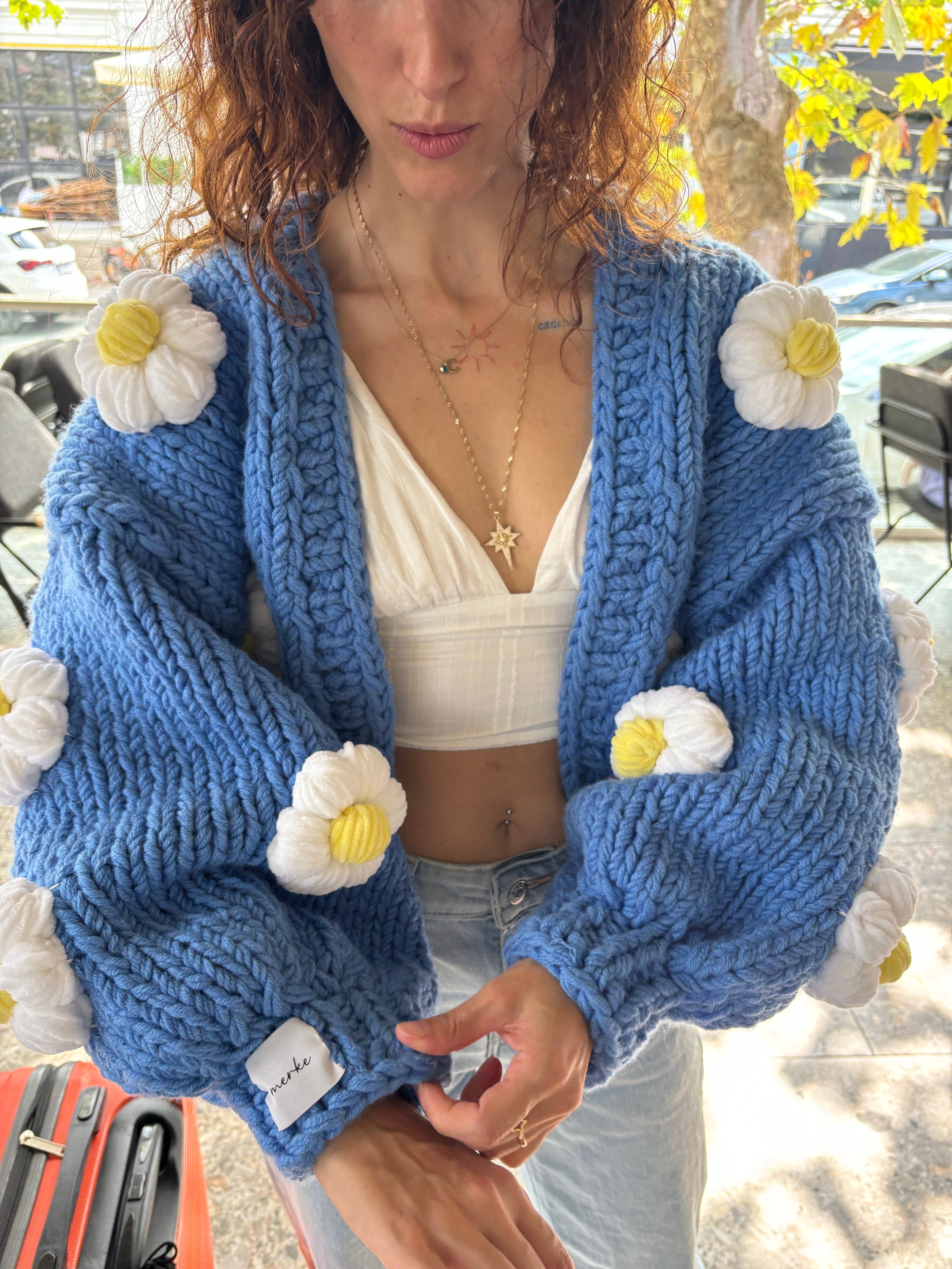 Daisy El Örgüsü Hırka