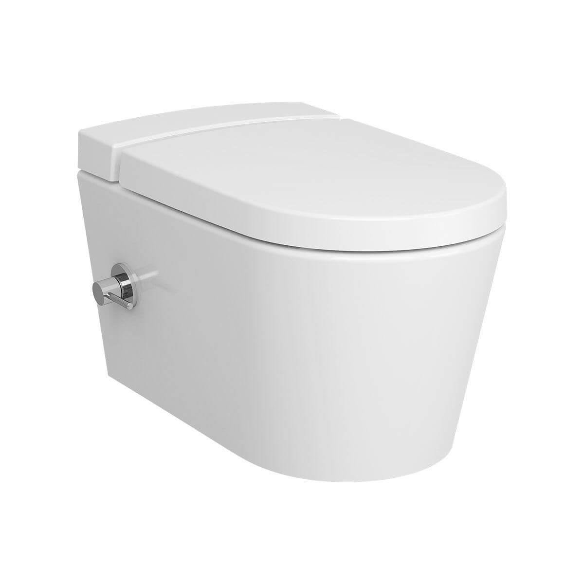 Vitra Nest Rim-Ex Asma Klozet Vitrafresh Deterjan Hazneli Ve Entegre Termostatik Ara Musluklu Beyaz 57Cm