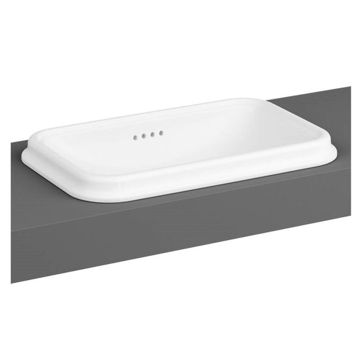 Vitra Valarte Tezgahüstü Lavabo Beyaz 58Cm