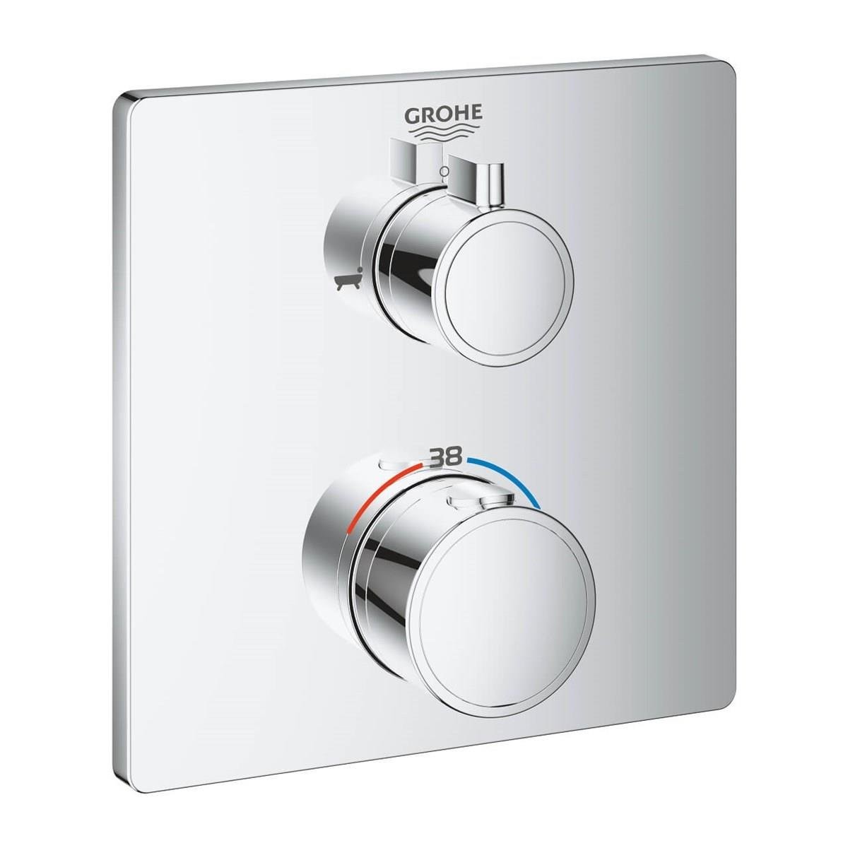 Grohe Grohtherm Çift Yönlü Ankastre Termostatik Banyo Bataryası