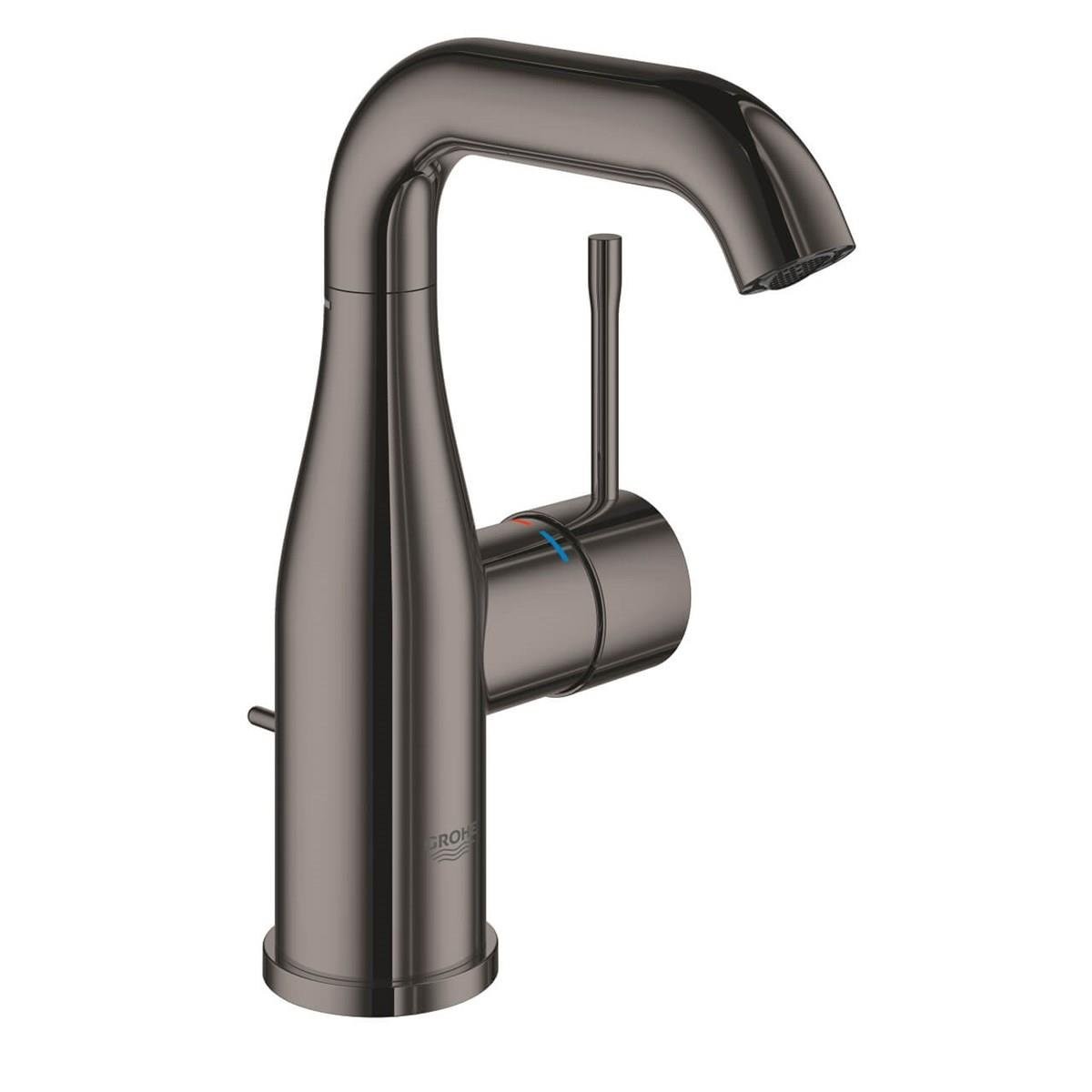 Grohe Essence New Lavabo Bataryası Sifon Kumandalı Sert Grafit