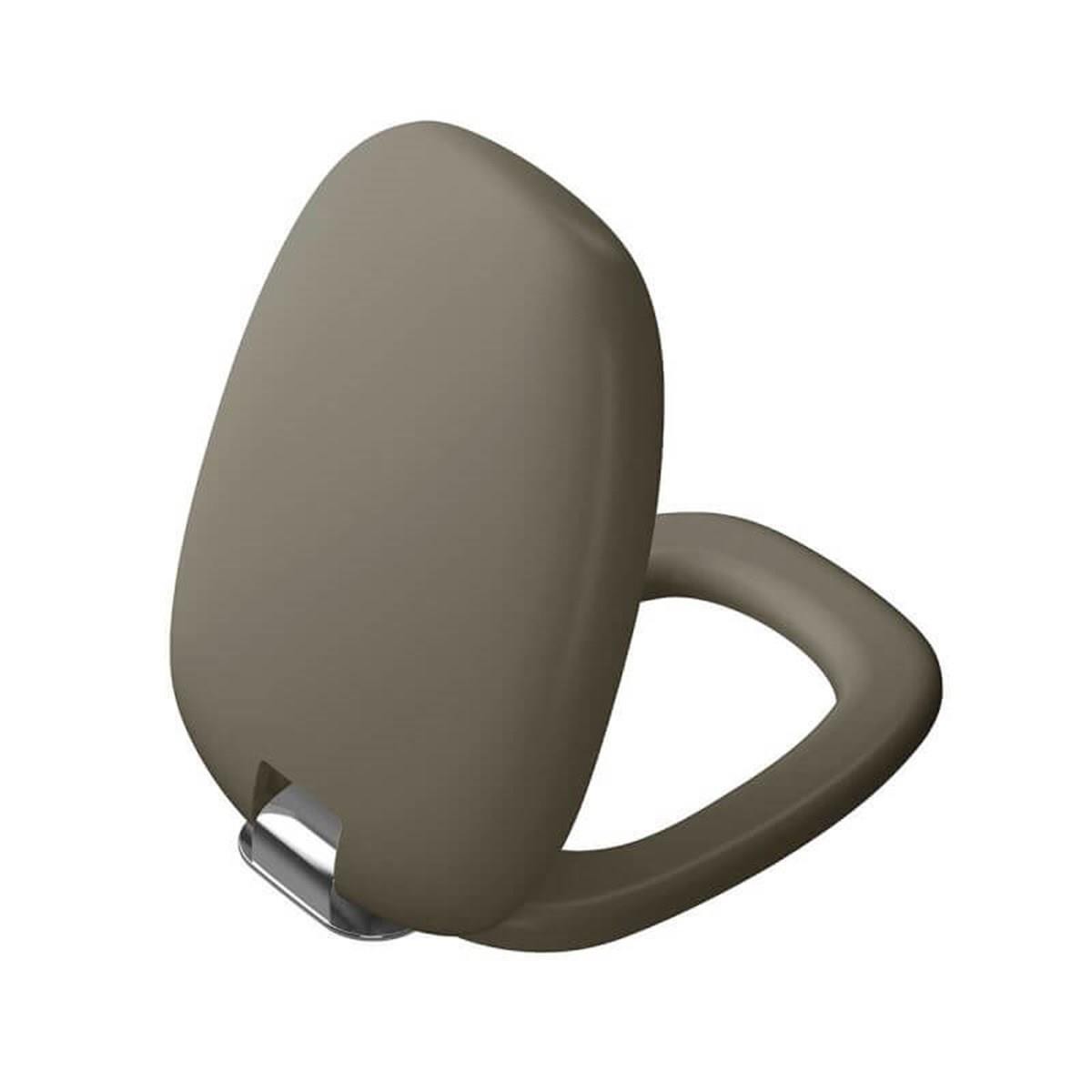 Vitra Plural Yavaş Kapanan Klozet Kapağı Metal Menteşeli Kolay Sökülebilir Mat Vizon