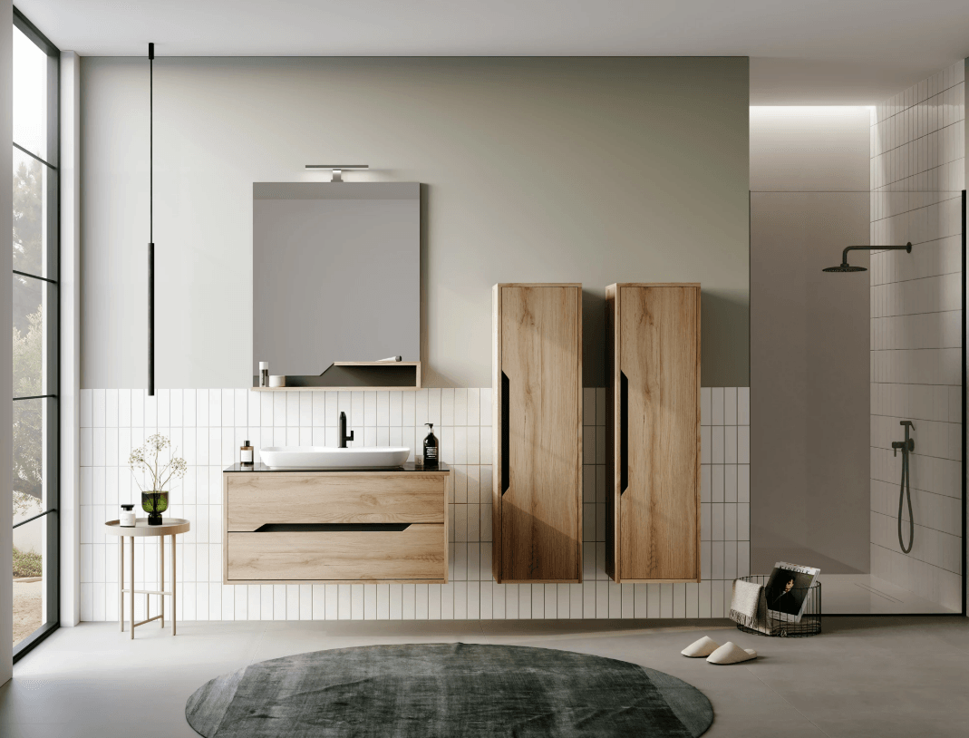 Orka Galia Banyo Dolabı Takımı 100 Cm Legnano