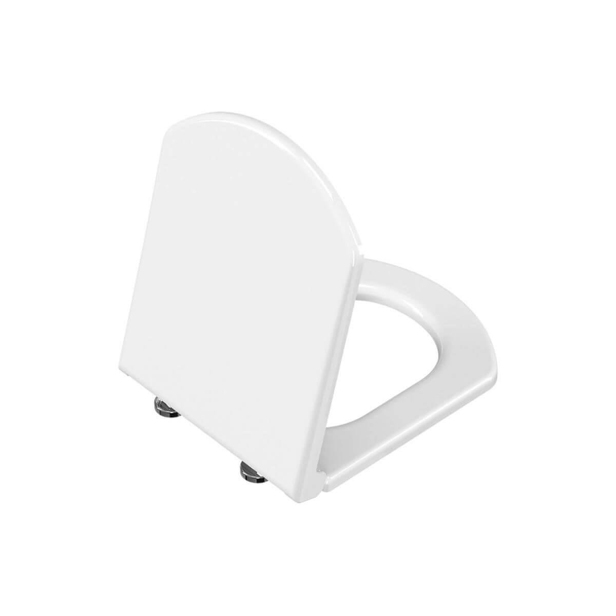 Vitra Valarte Metal Menteşeli Üstten Sıkmalı Yavaş Kapanır Klozet Kapağı Beyaz