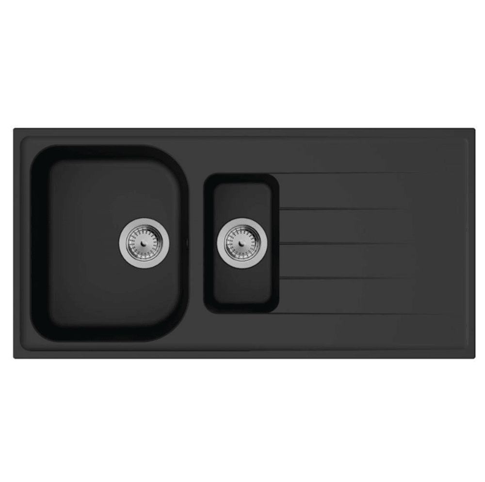 Hansgrohe S52 S520-F525 Ankastre Eviye Mat Siyah