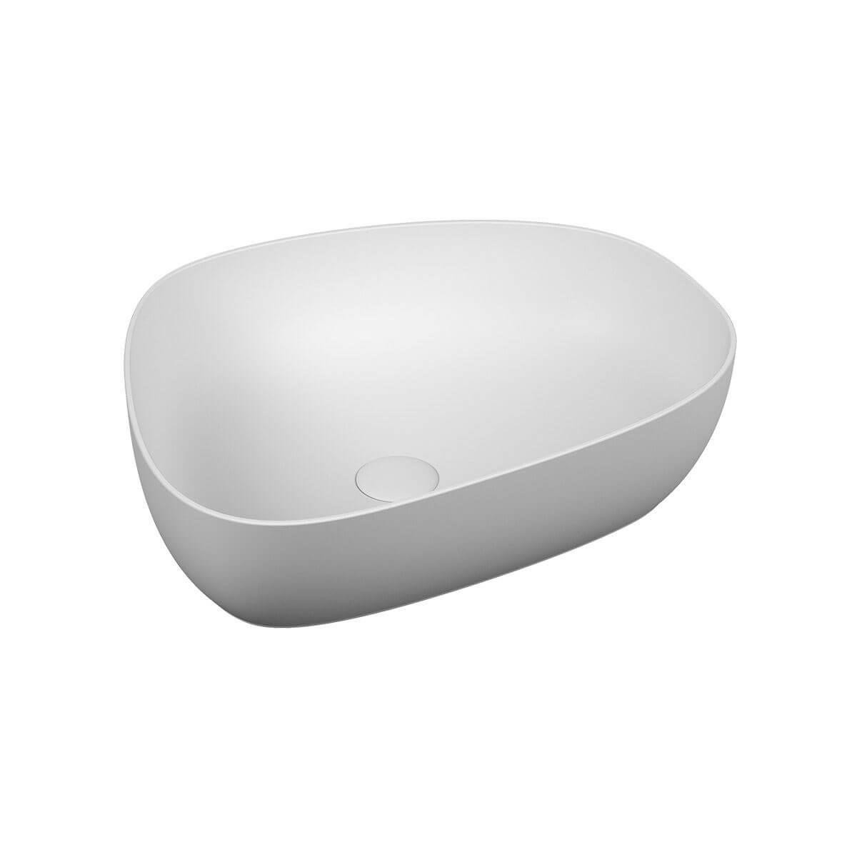 Vitra Outline Asimetrik Lavabo Mat Beyaz 56Cm