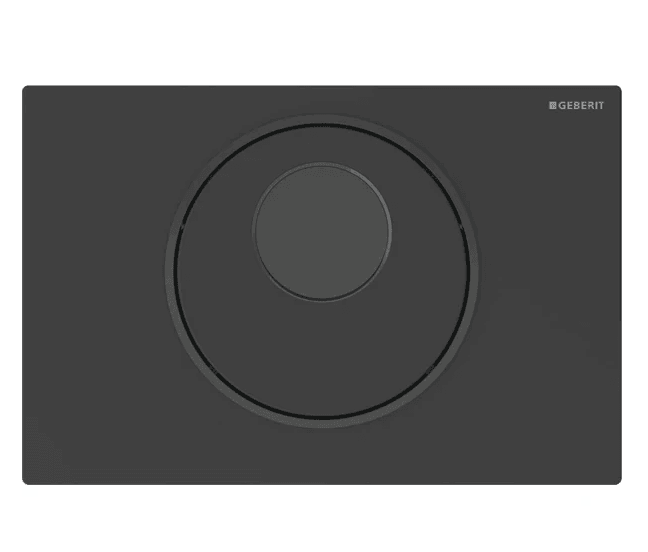Geberit Sigma10 Fotoselli Kumanda Kapağı Elektrikli 8 Cm Parlak Siyah
