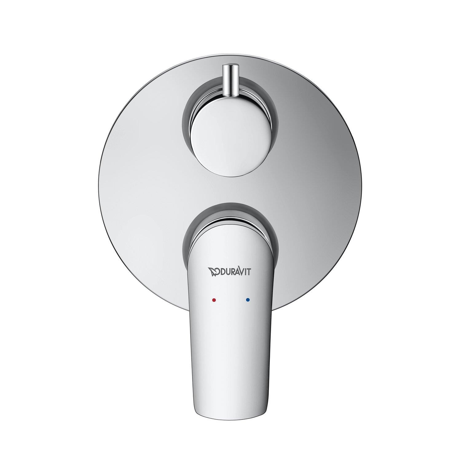 Duravit No.1 Ankastre Banyo Bataryası Ve İç Set Parlak Krom