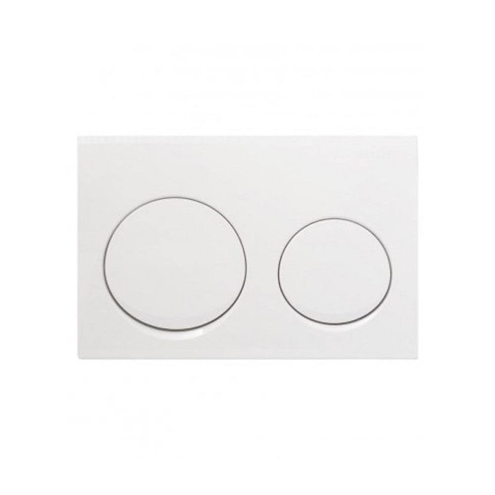 Geberit Alpha10 Kumanda Kapağı Çift Basmalı, Beyaz