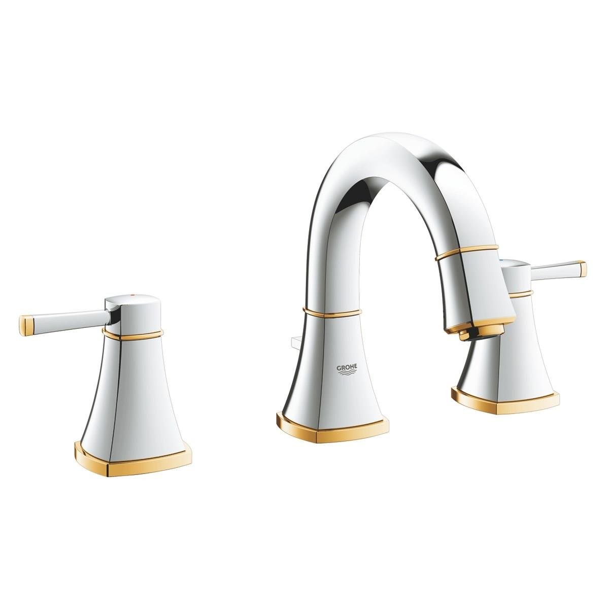 Grohe Grandera 3 Delikli Lavabo Bataryası S Boyut Krom,Altin