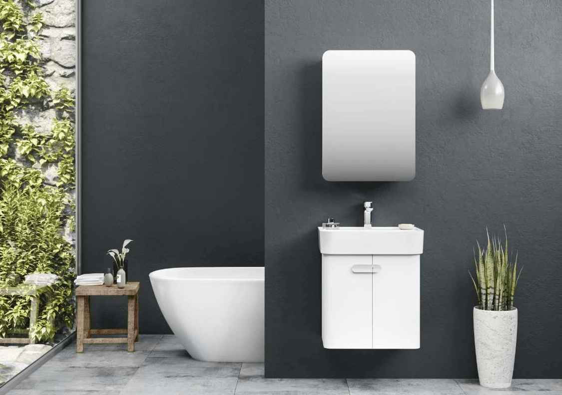 Orka Orbit Banyo Dolabı Takımı 55 Cm Parlak Lake Beyaz